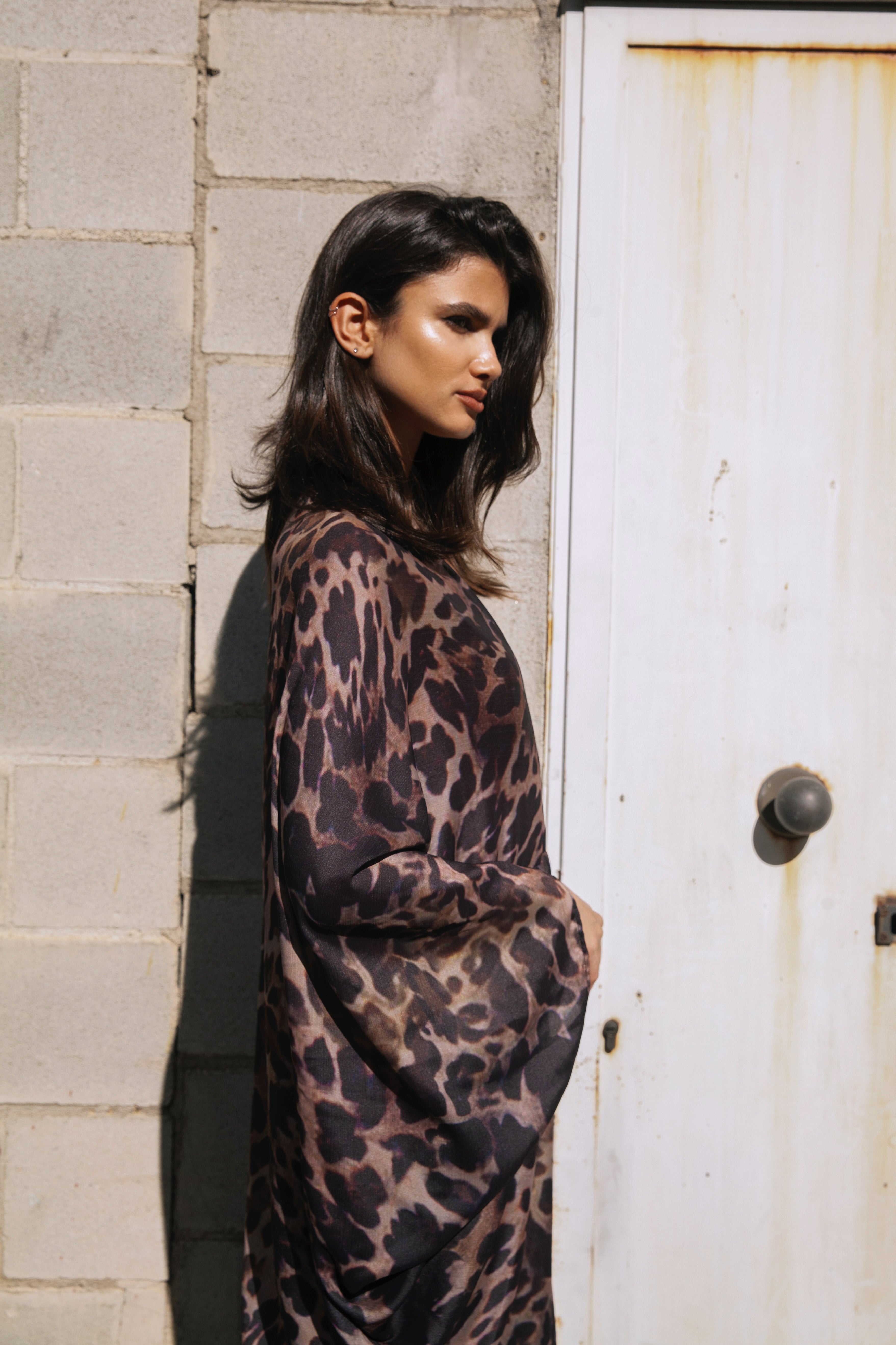 GAIA DRESS ANIMALIER