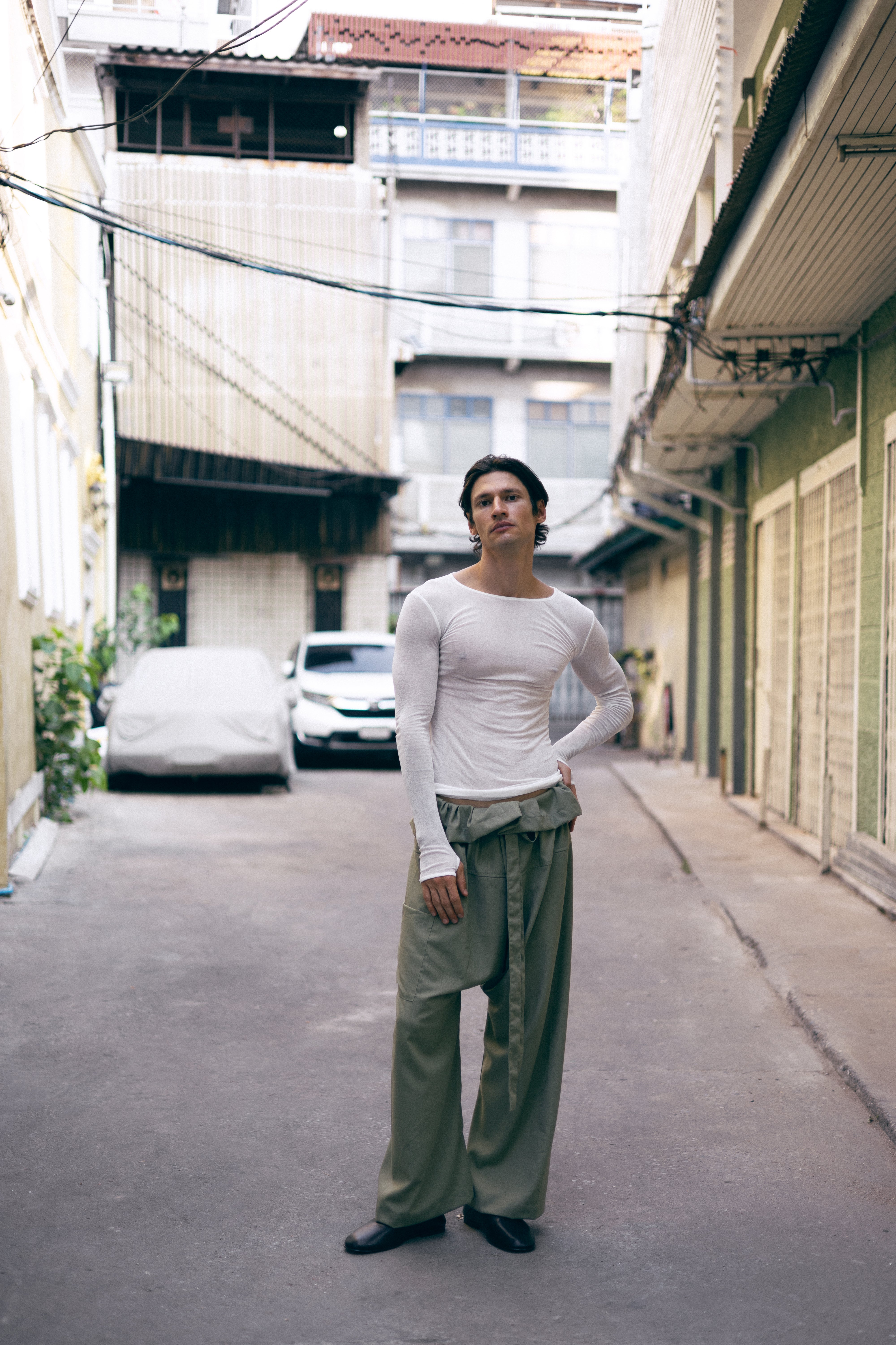 SURI THAI TROUSERS KHAKI