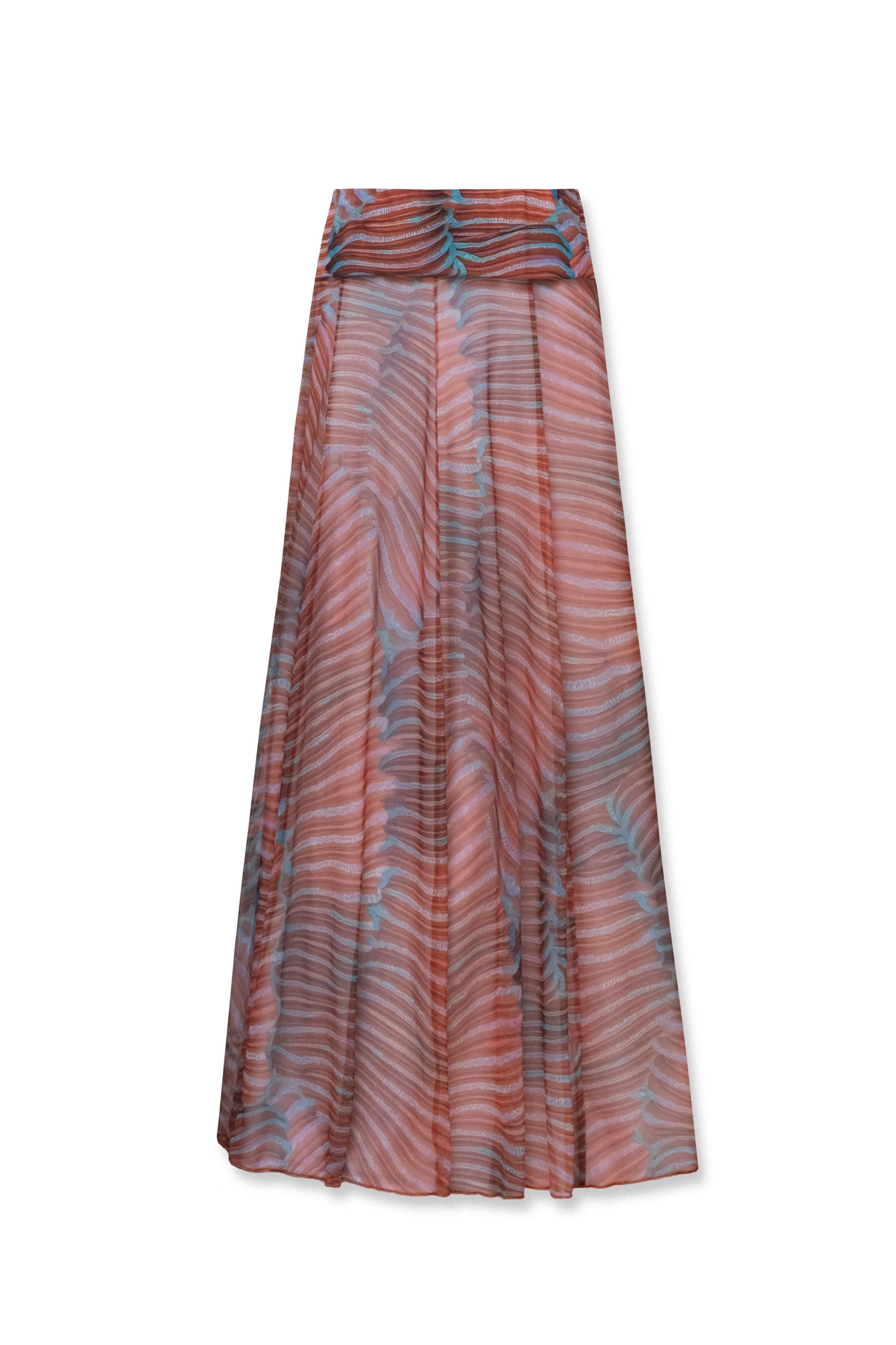 ARIA MAXI SKIRT CORAL
