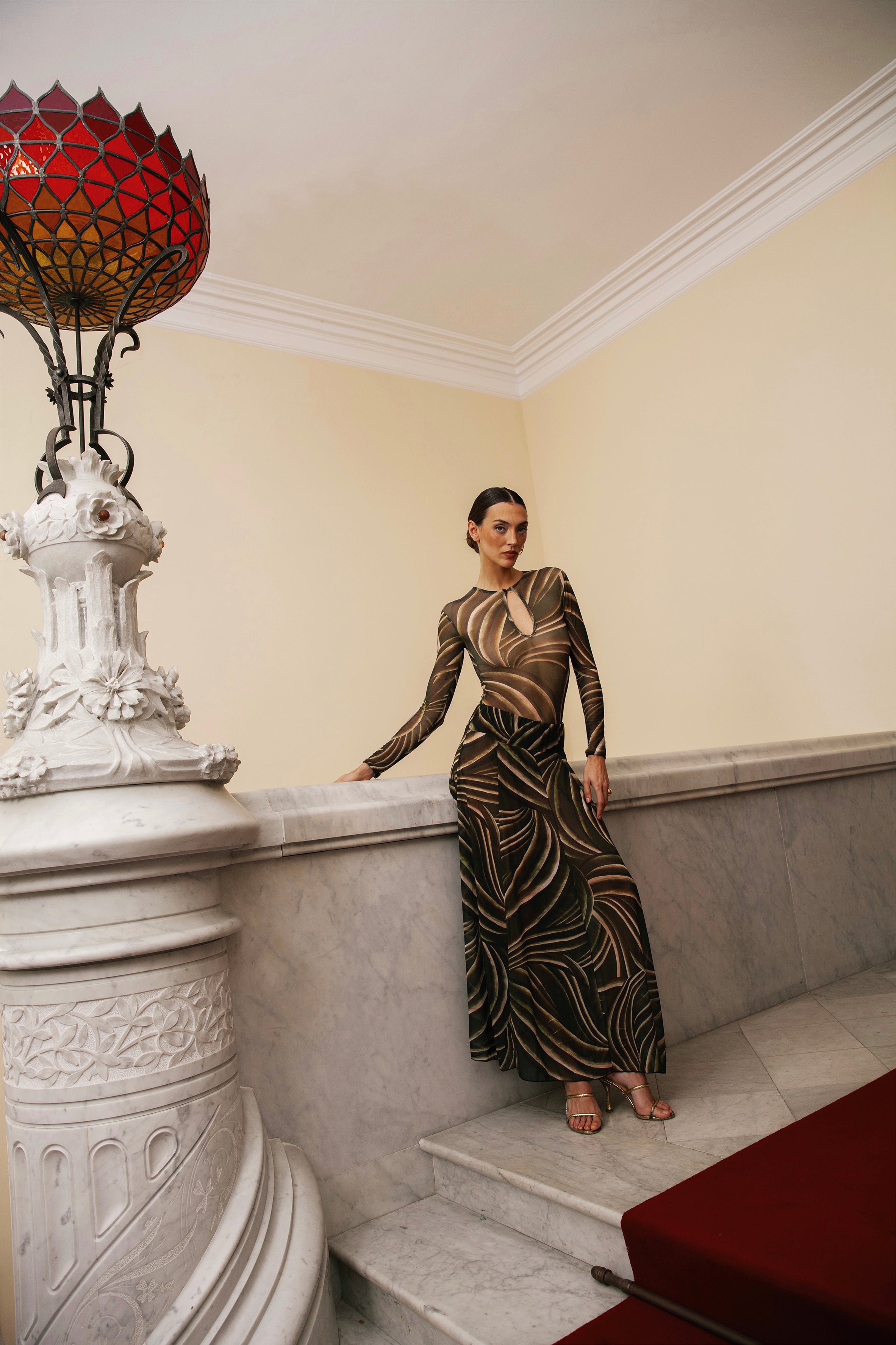 ARIA MAXI SKIRT AMAZONA