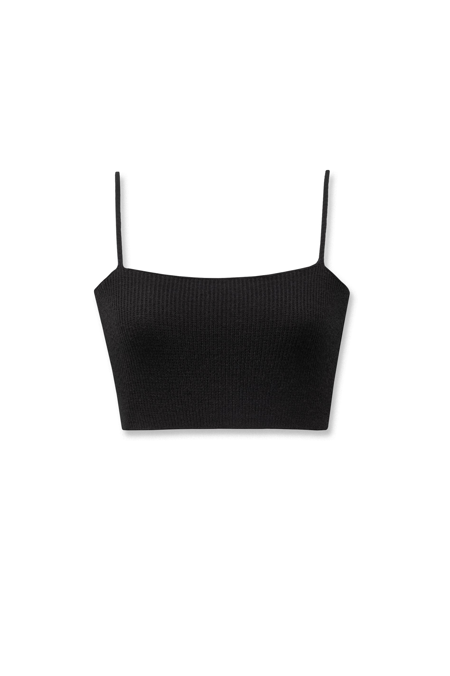 BANDEAUX KNIT TOP BLACK