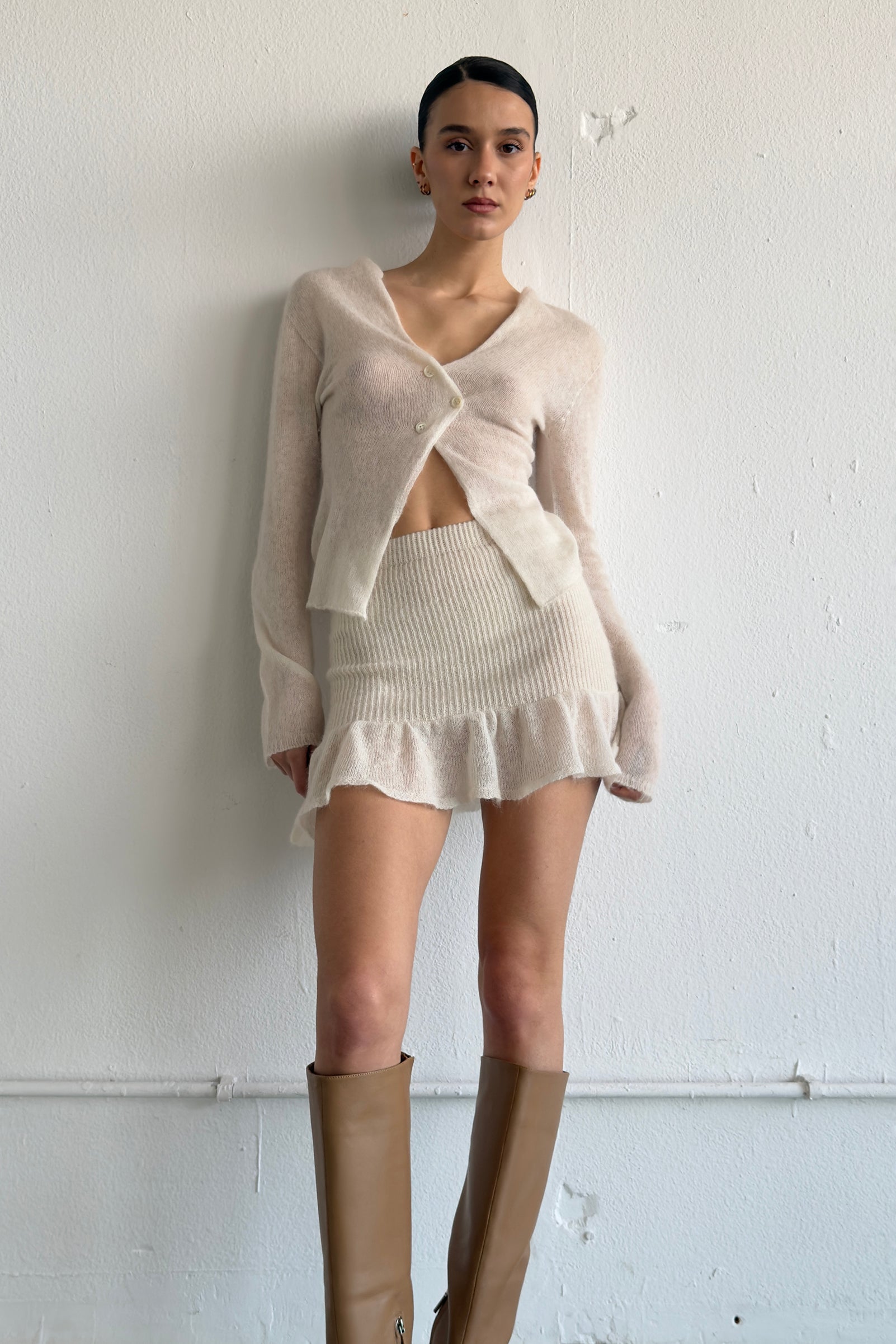 Mia Micro Skirt Matte Bambi