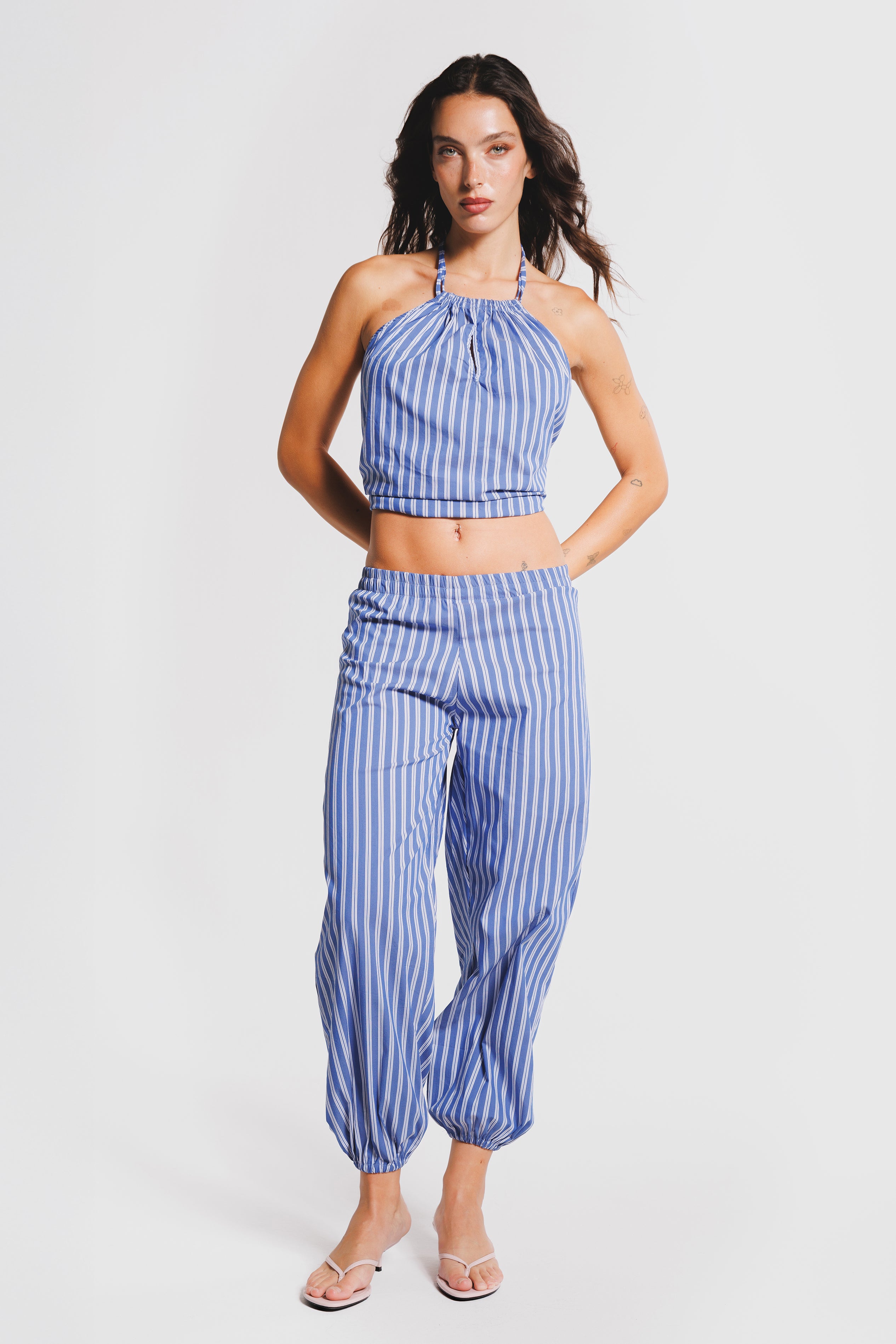 LIDO STRIPE TROUSERS