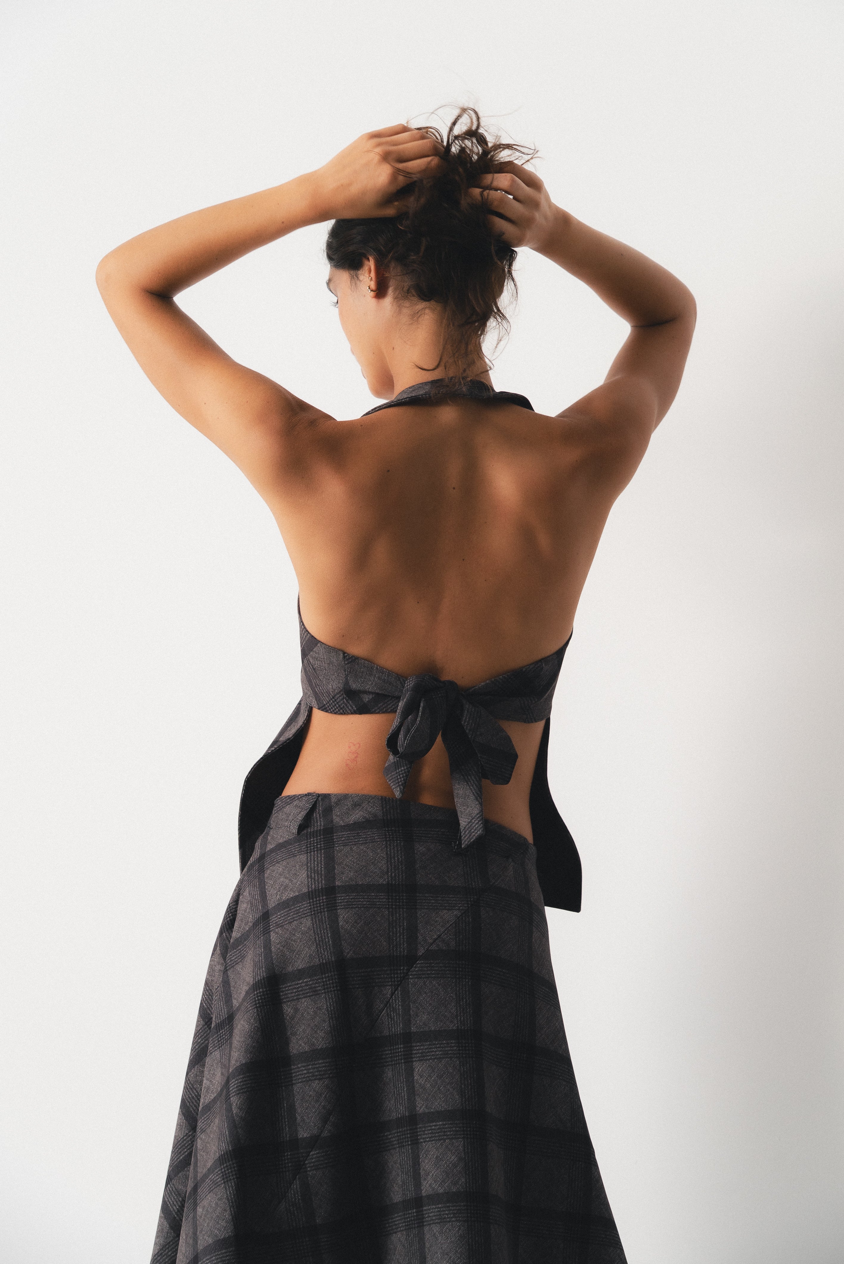 MARA TOP TARTAN