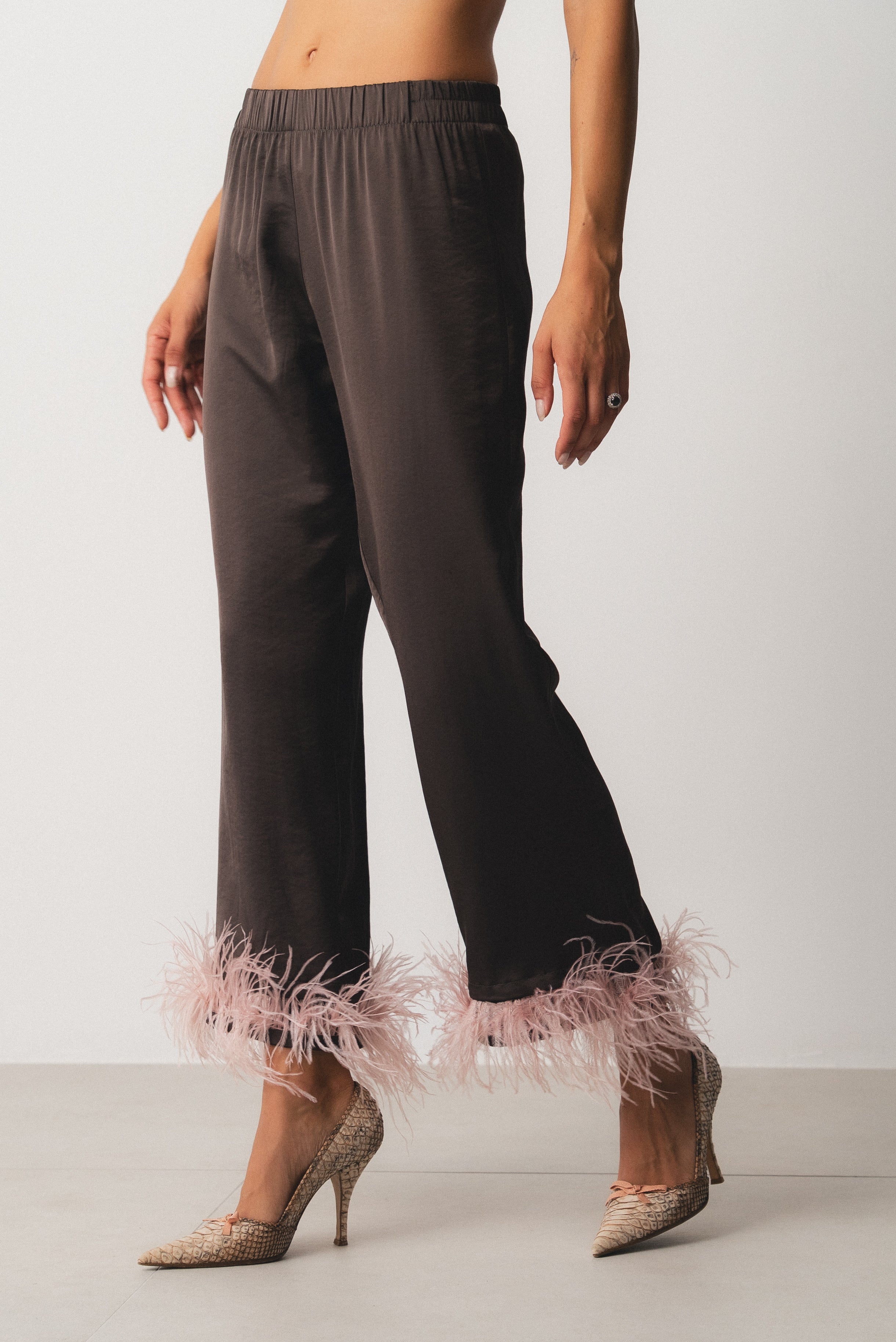 BOB FEATHER TROUSERS BROWN