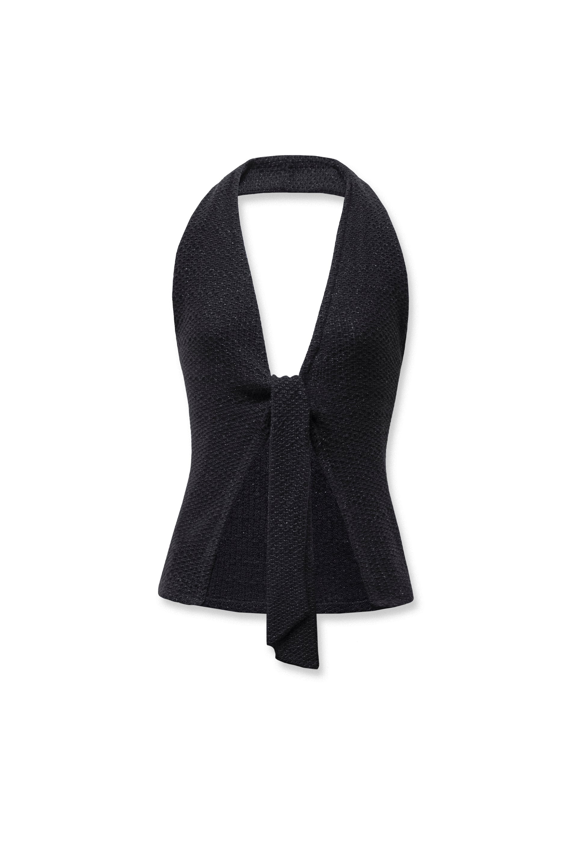 LUMA COTTON TOP BLACK