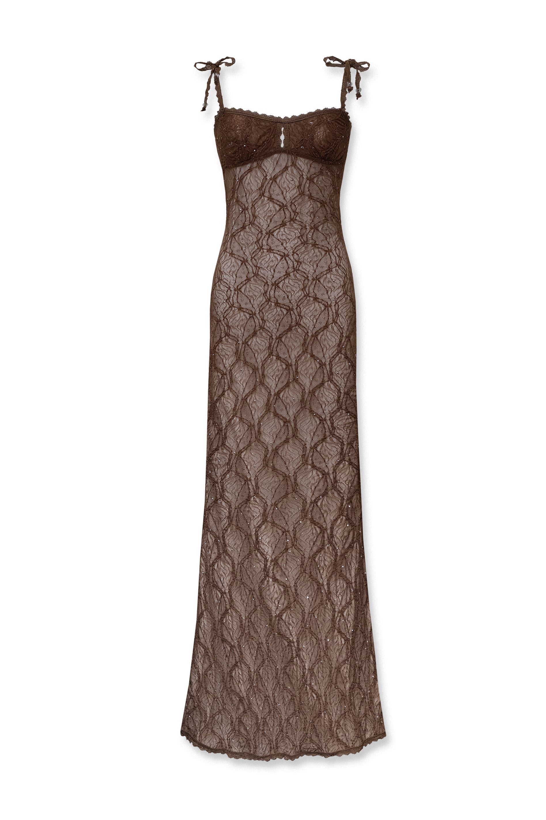PENÉLOPE MAXI DRESS BROWN PENÉLOPE MAXI DRESS BROWN