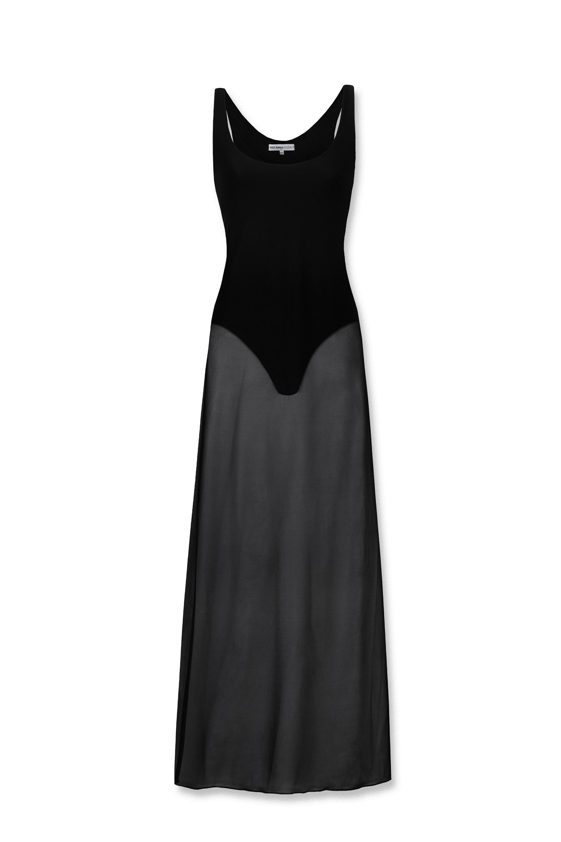 SWAN DRESS BLACK