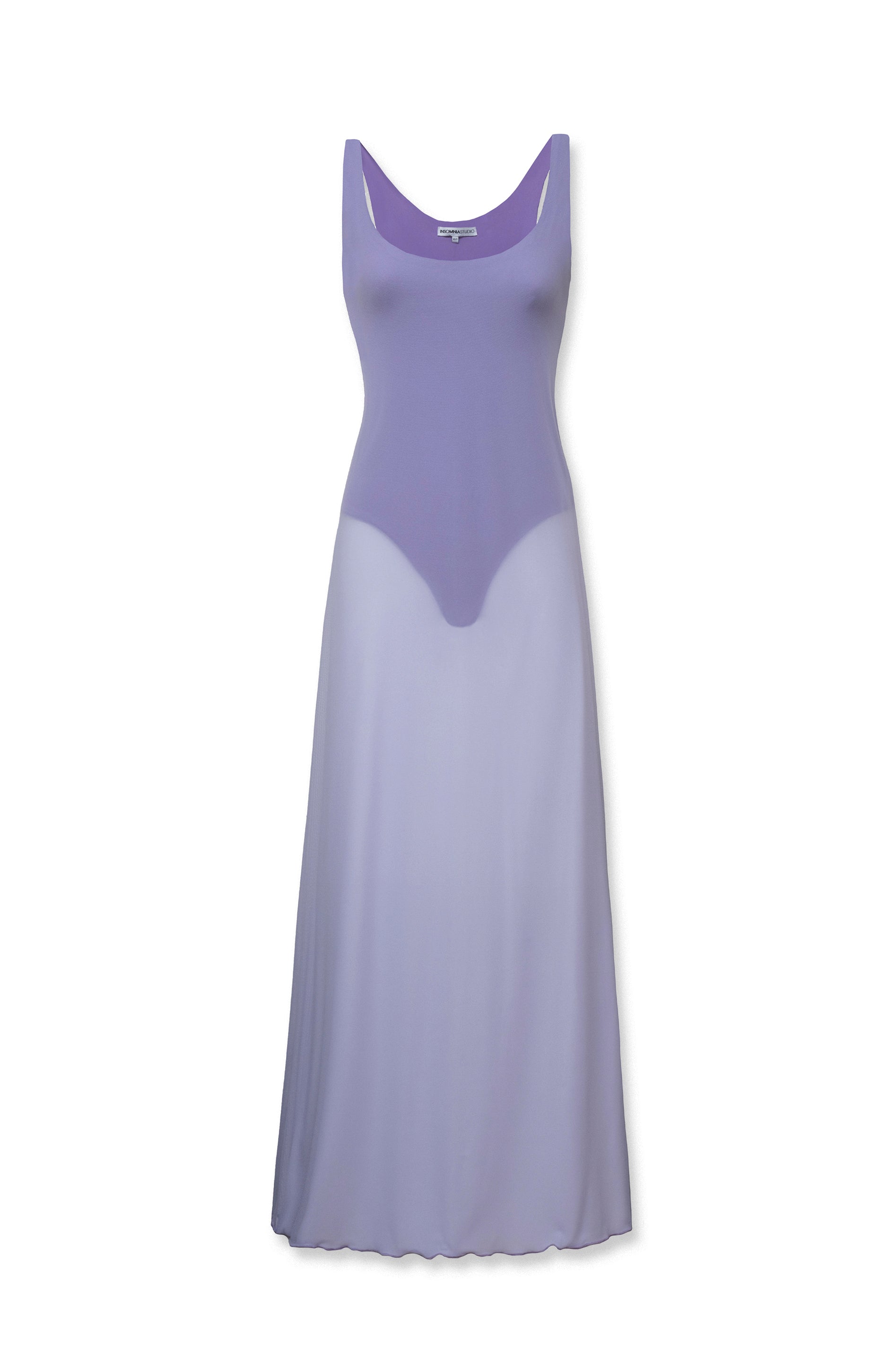 fitted lace wedding dress Coeus - Slip Satin Maxi Dress main image 0