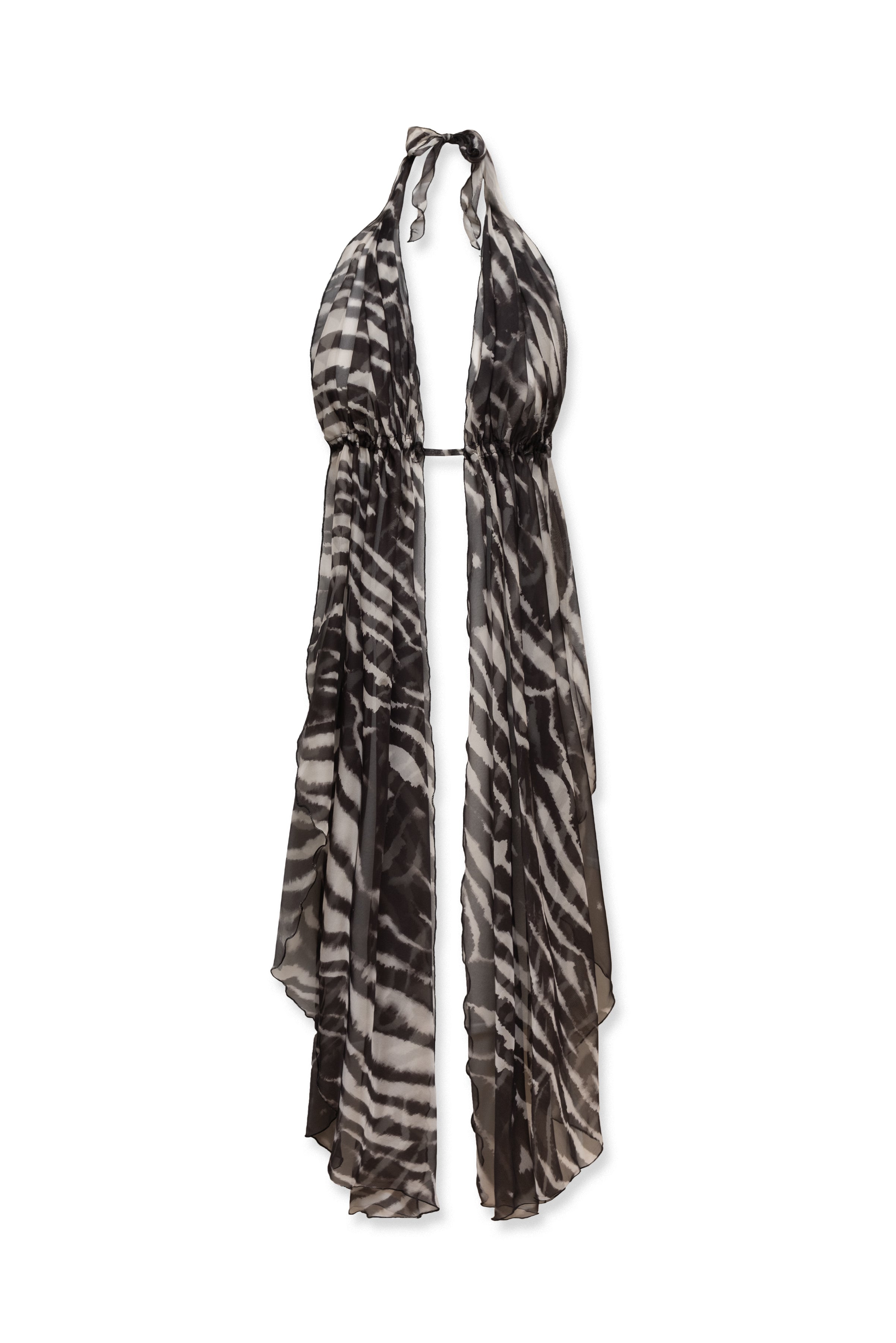 BACKLESS TOP ZEBRA