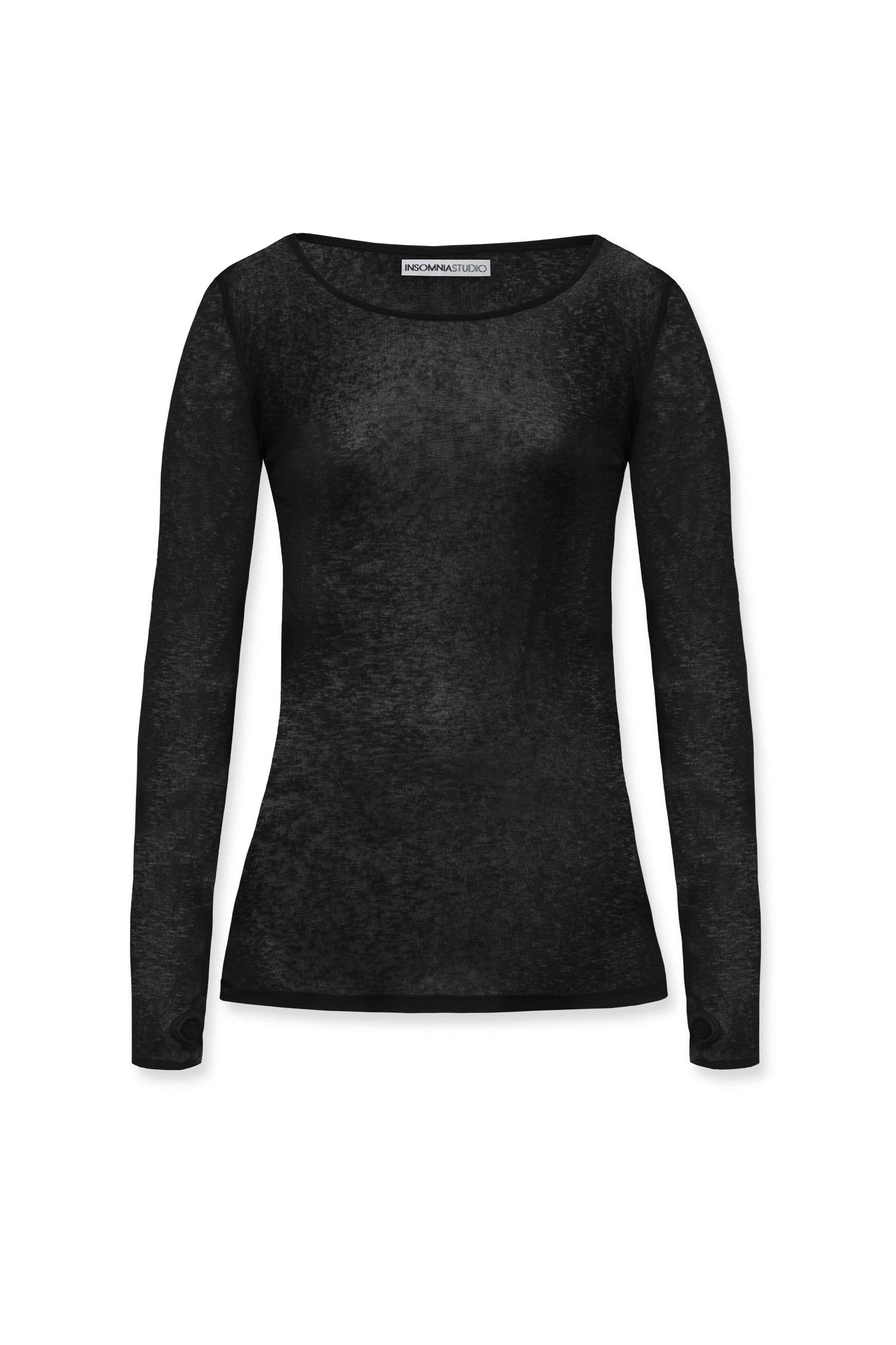 PLAIN JAIN TEE BLACK