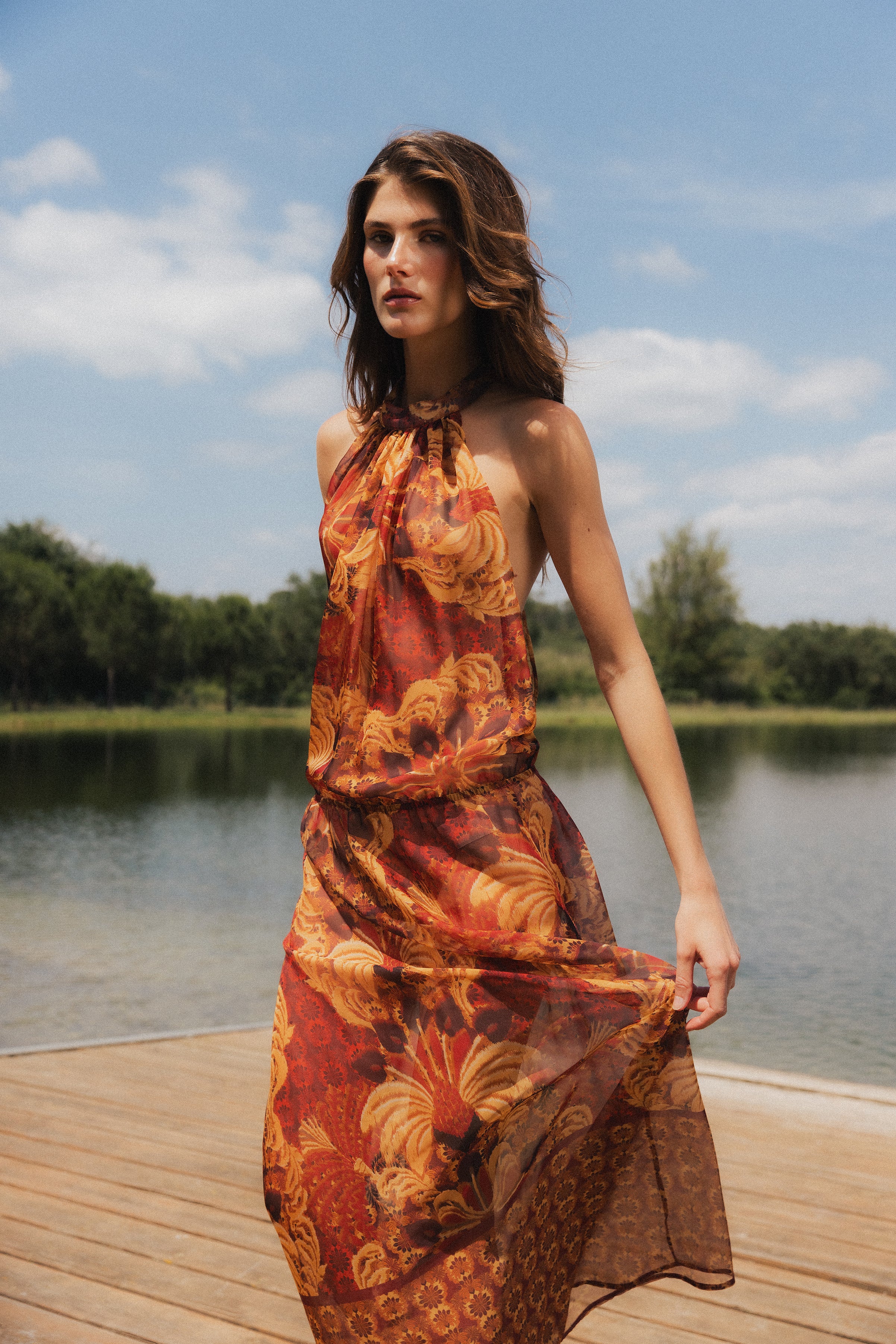 AMELIA DRESS PARSLEY