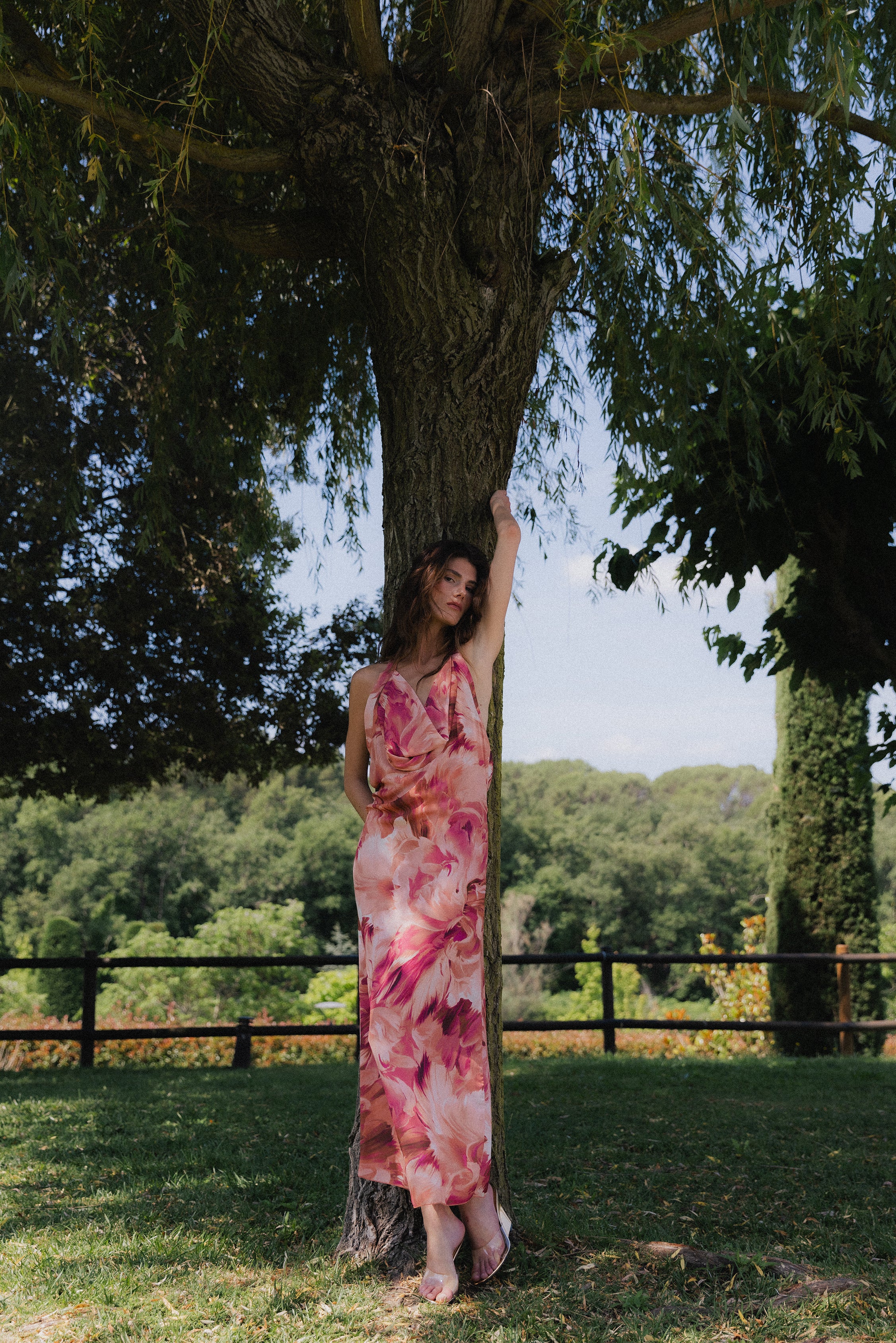 LILLY MAXI DRESS POWDER