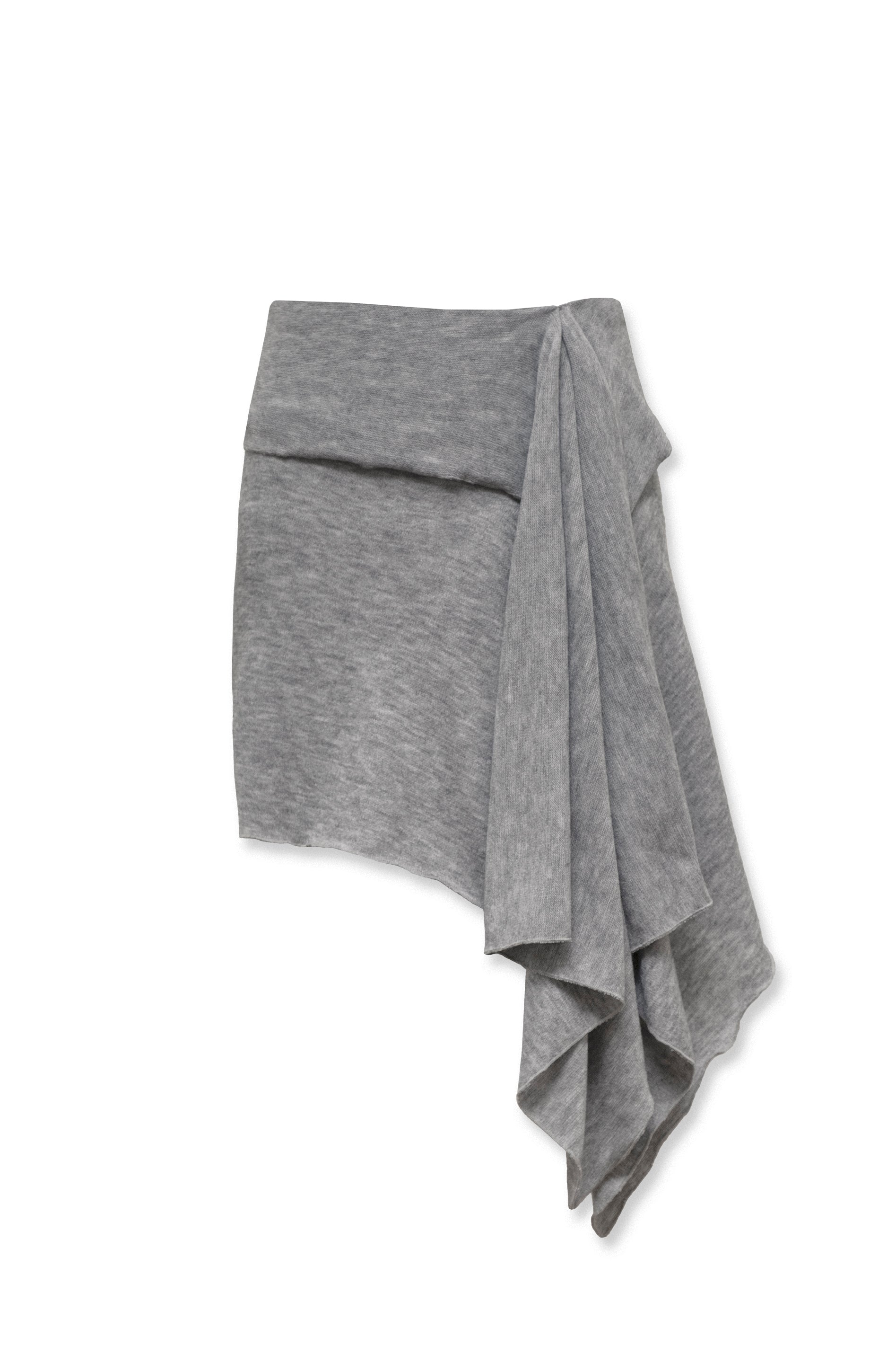 ZOE KNIT SKIRT GREY