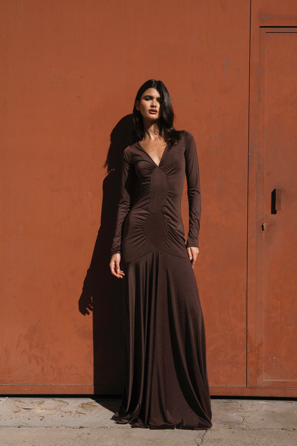 ARI BROWN MAXI DRESS