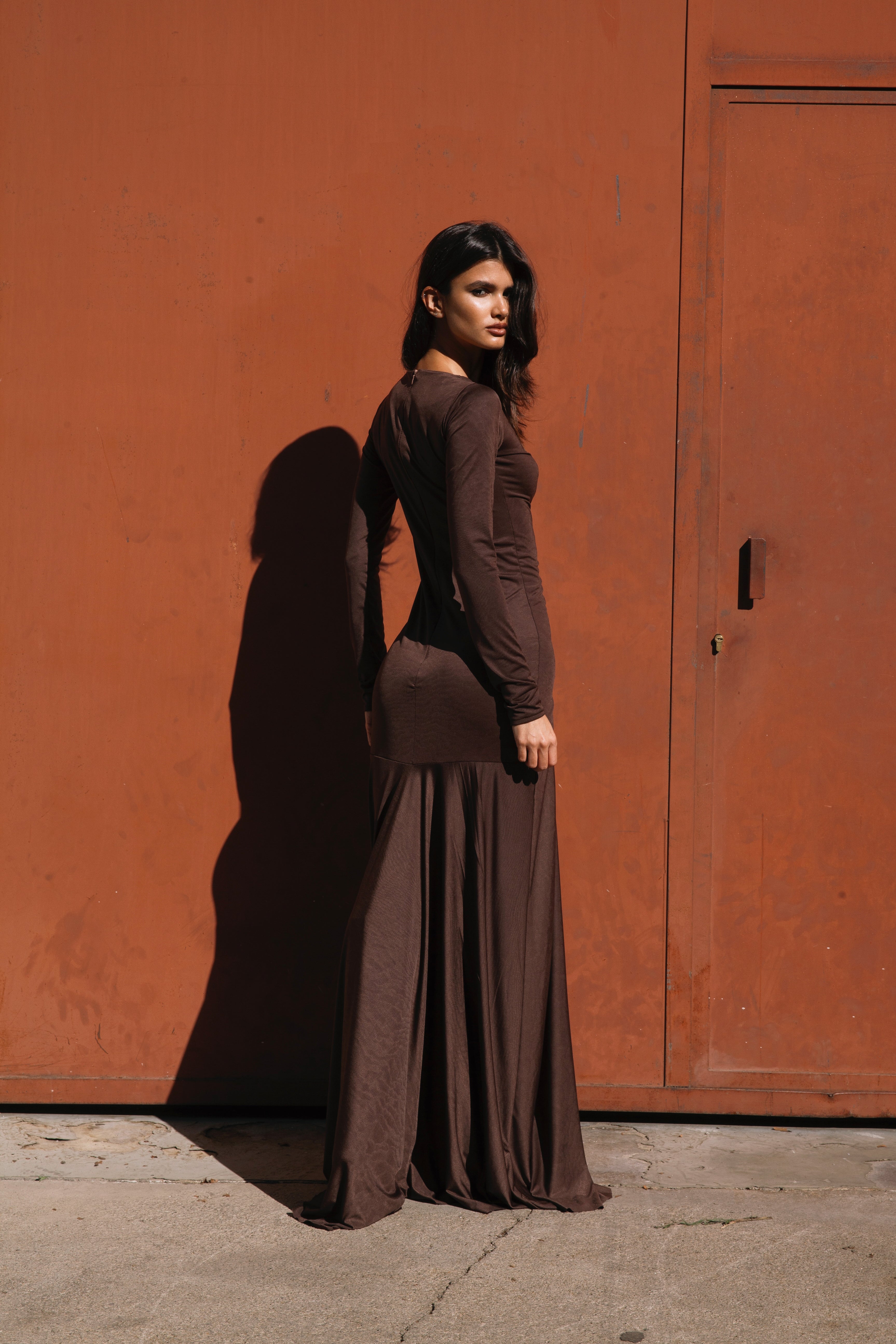 ARI BROWN MAXI DRESS