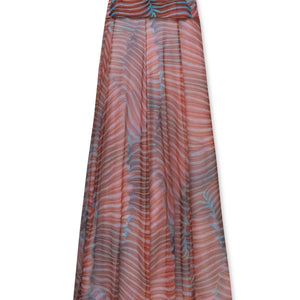 ARIA MAXI SKIRT CORAL