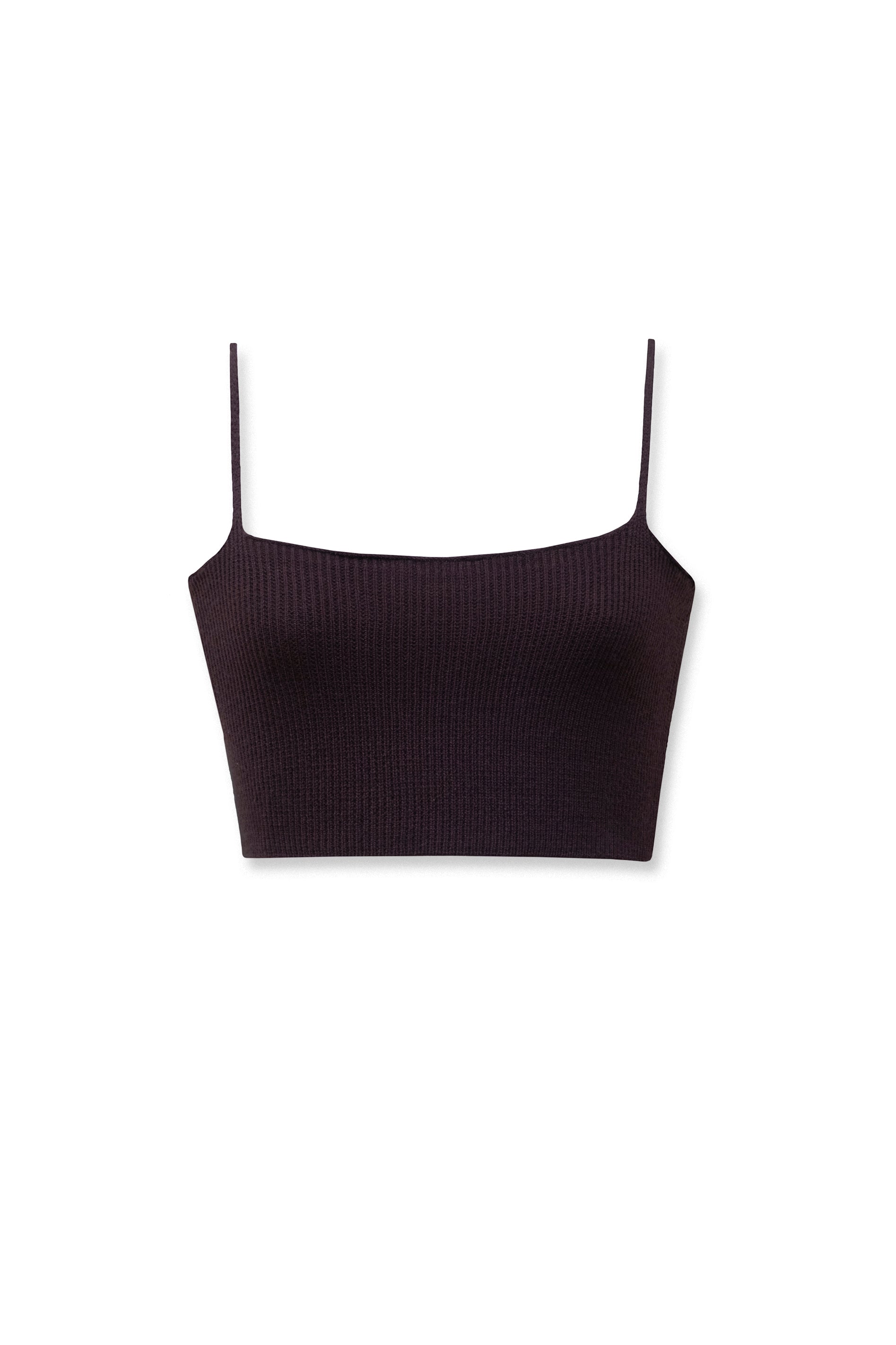 BANDEAUX KNIT TOP BROWN