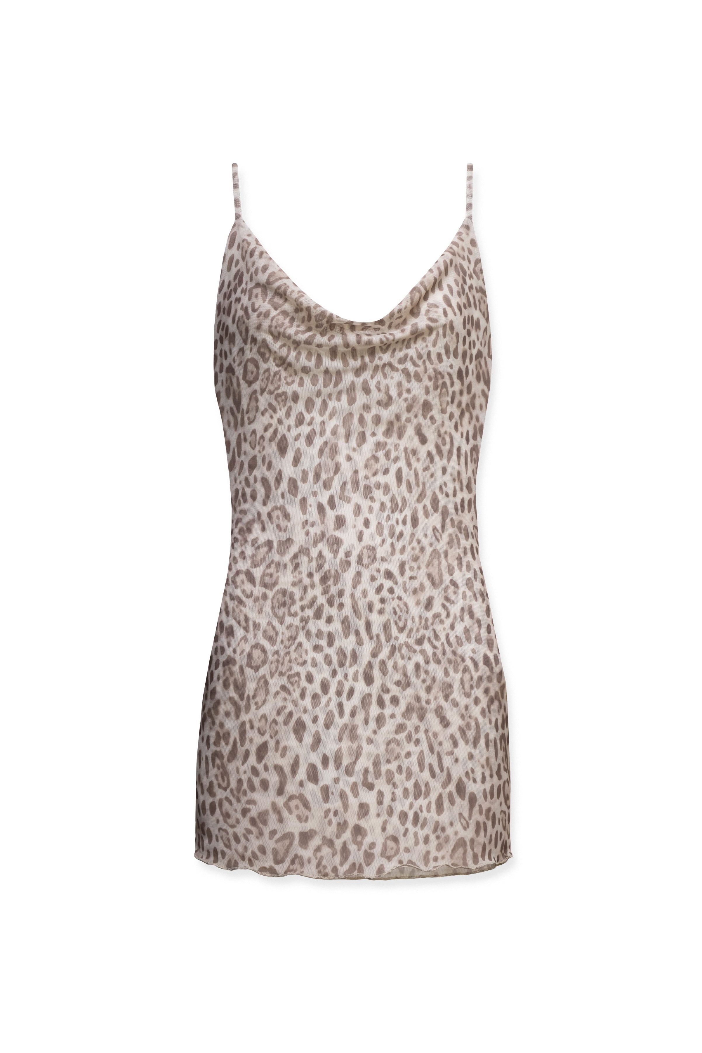 MESH MINI DRESS DUNE