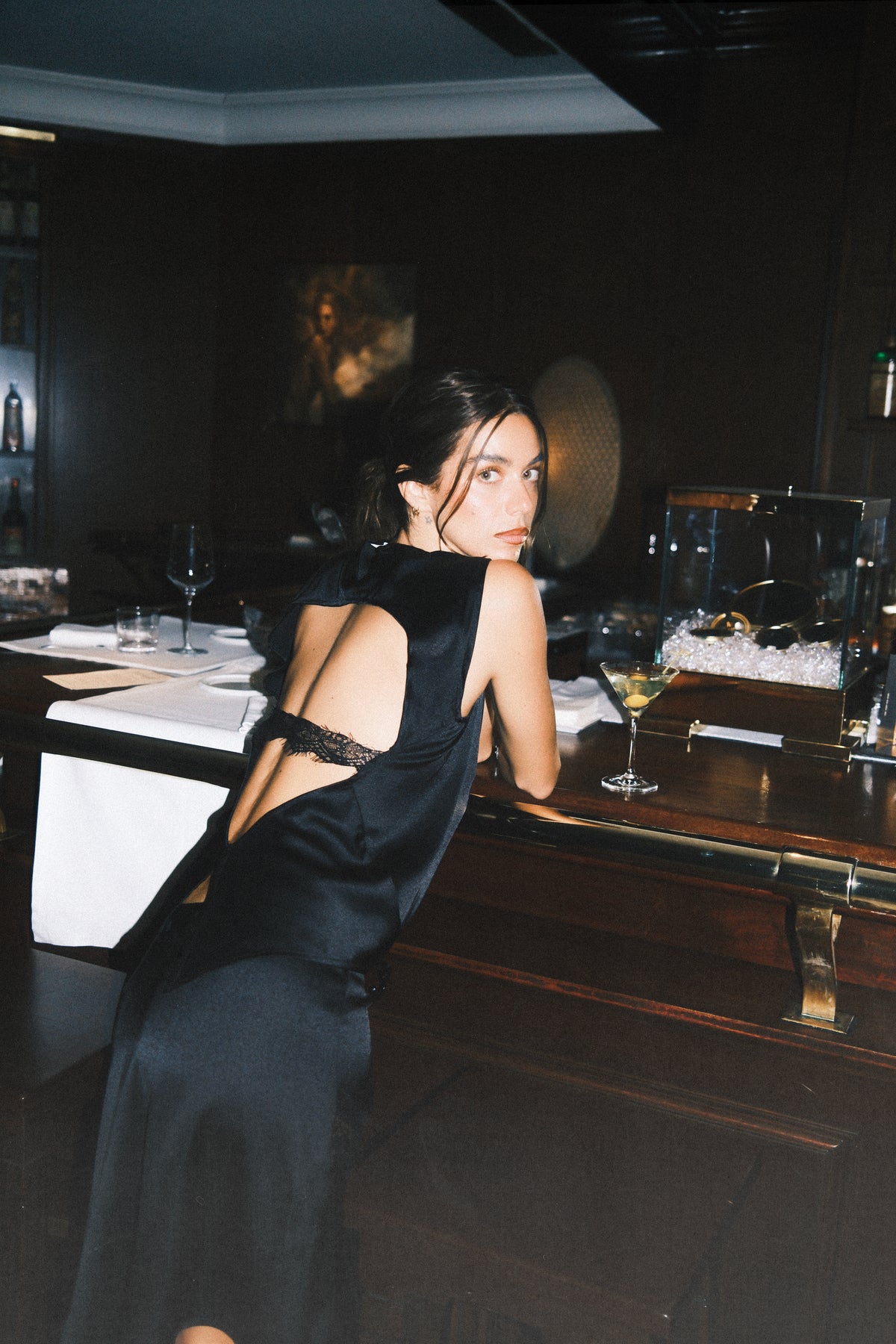 LIV MIDI SKIRT BLACK