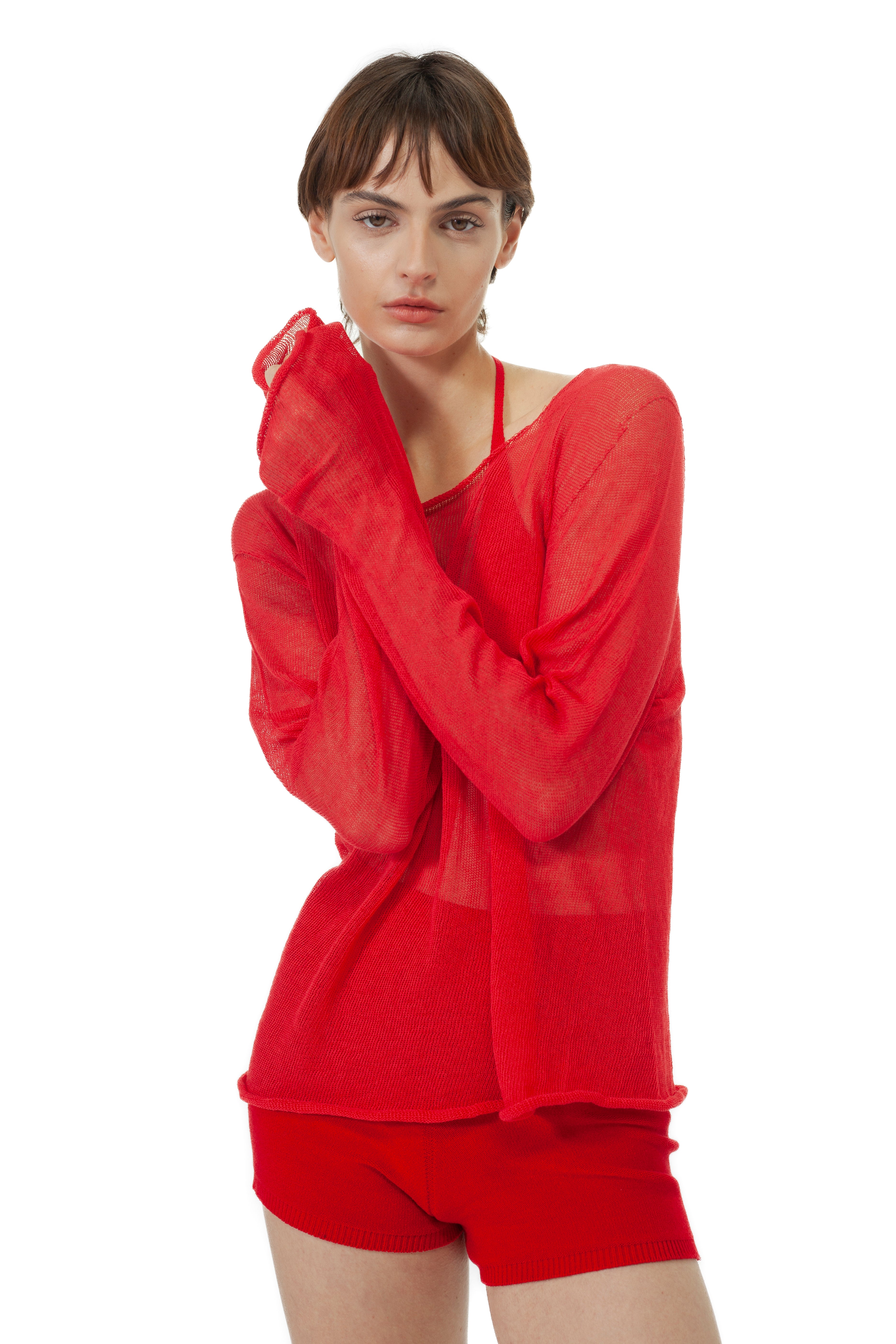 FINE COTTON JERSEY RED