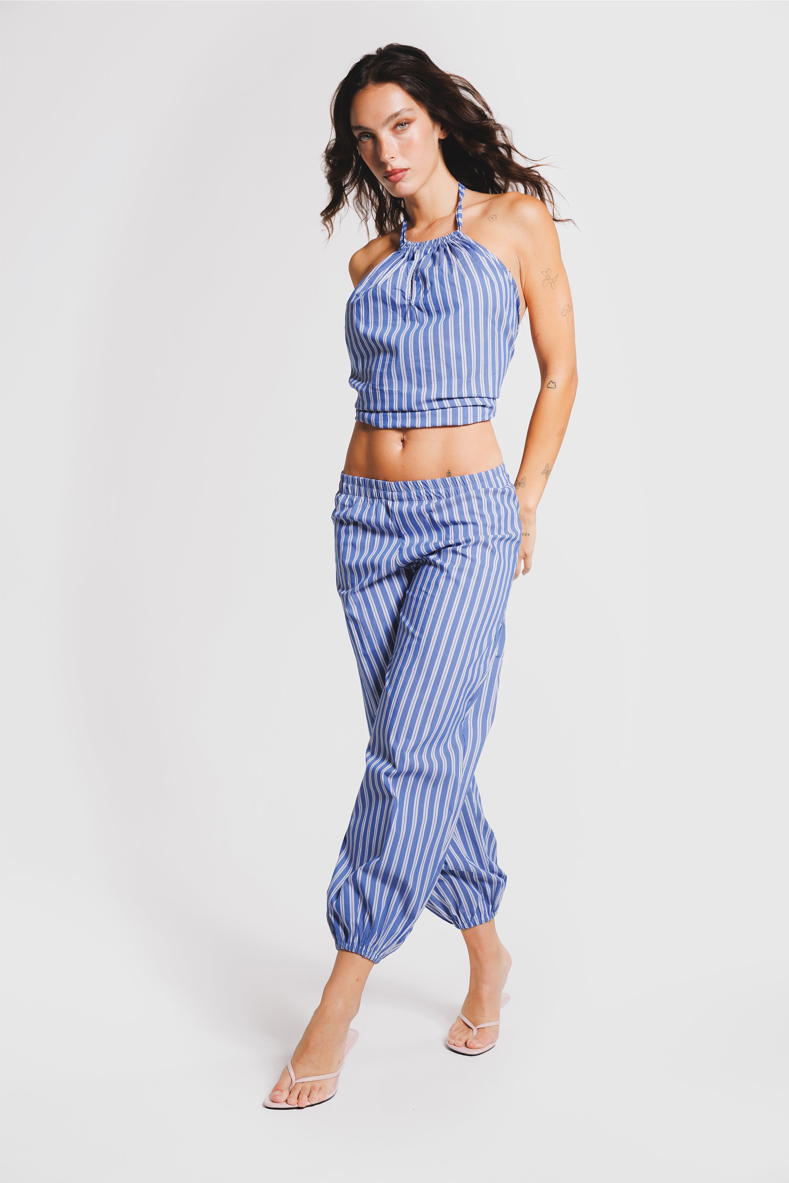LIDO STRIPE TROUSERS