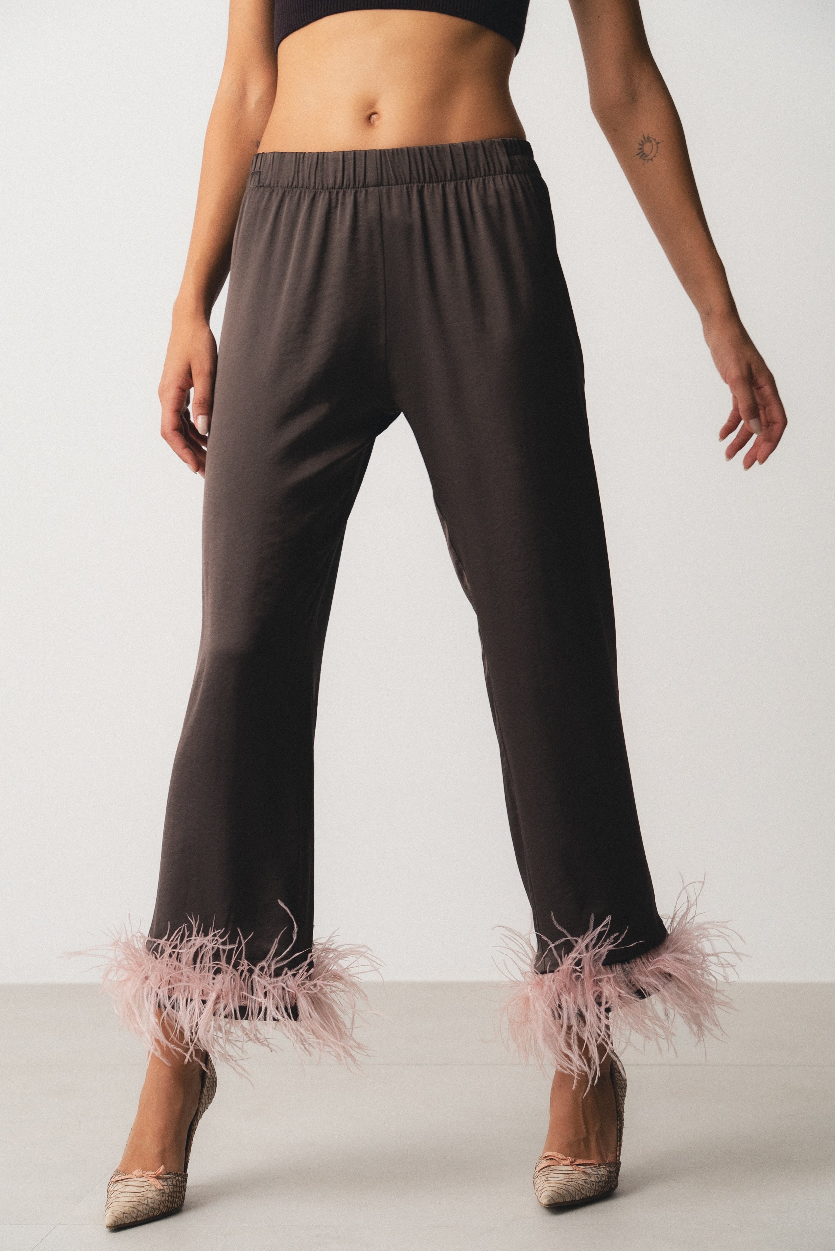 BOB FEATHER TROUSERS BROWN