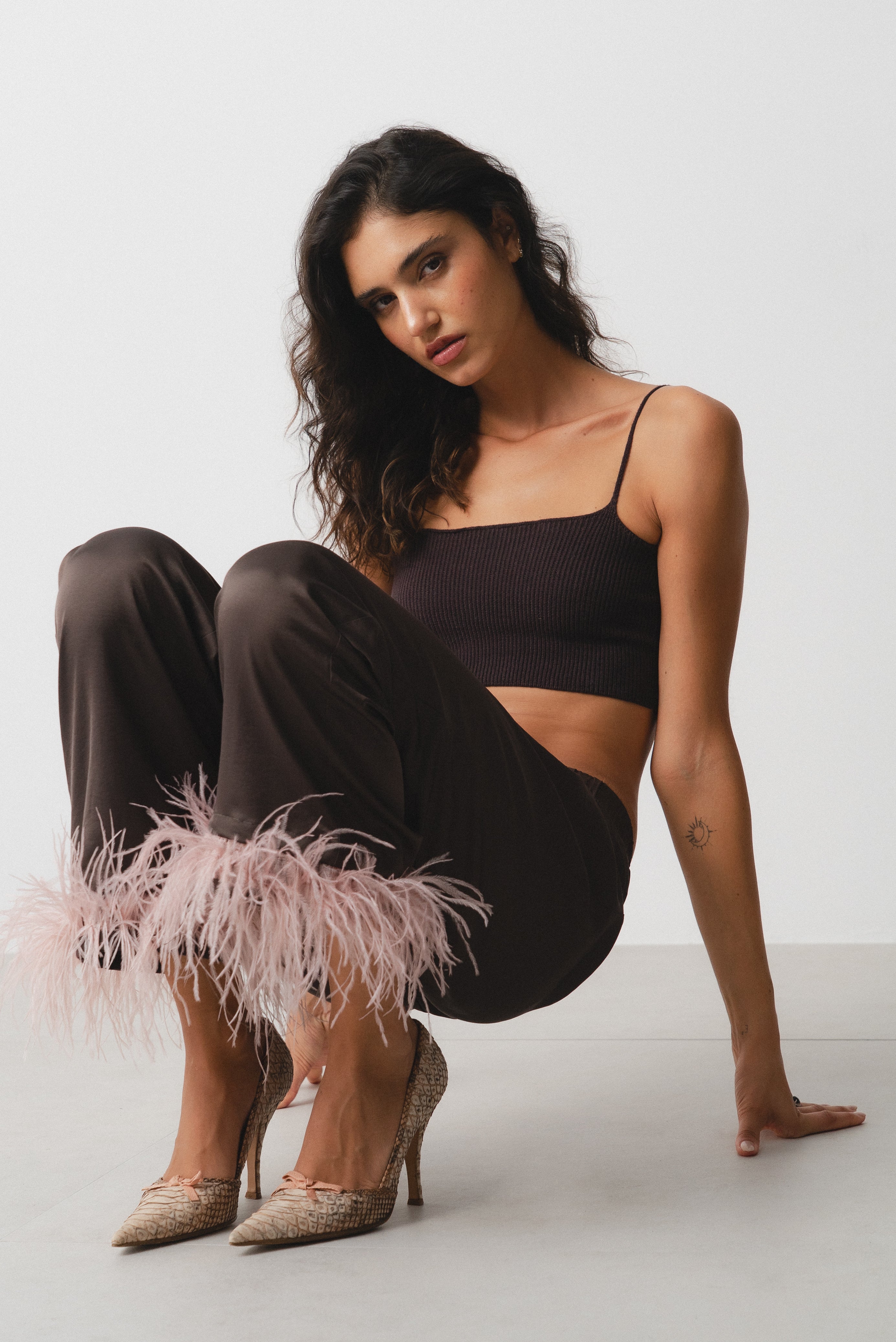 BOB FEATHER TROUSERS BROWN