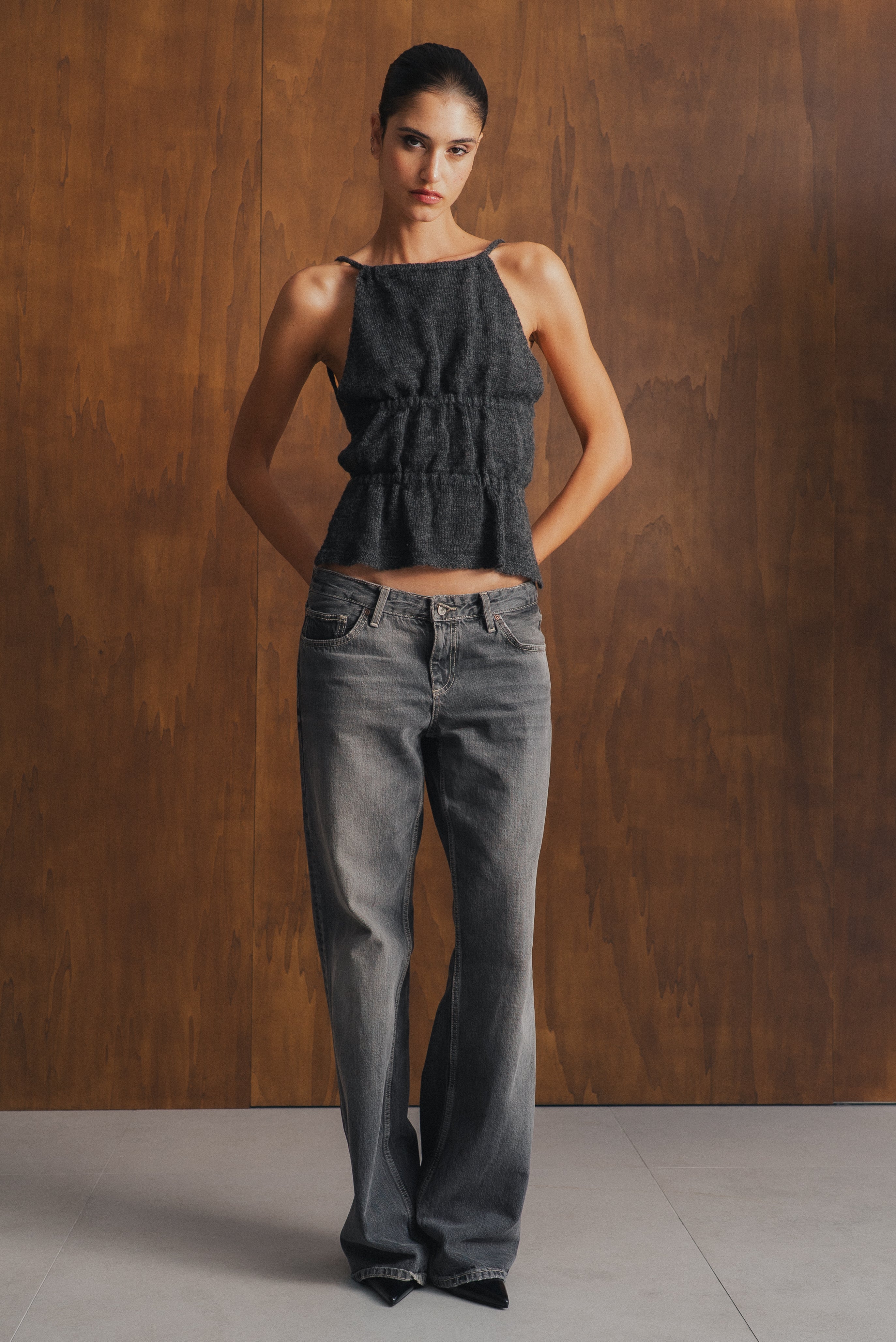 CLIO KNIT TOP MARENGO