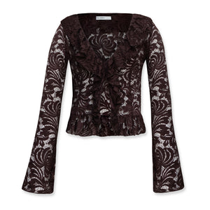 BROWN BLOUSE