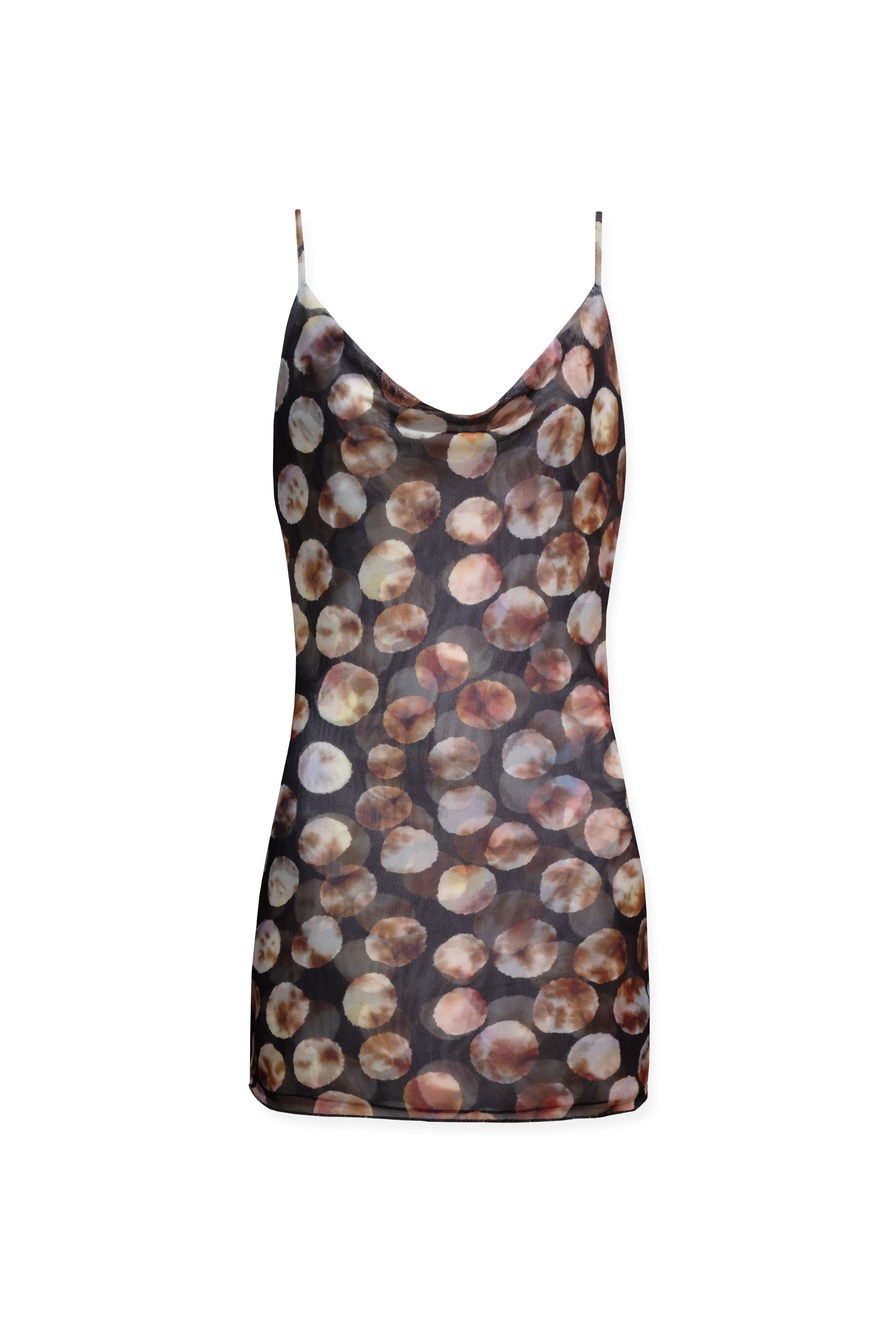 MESH MINI DRESS MOON