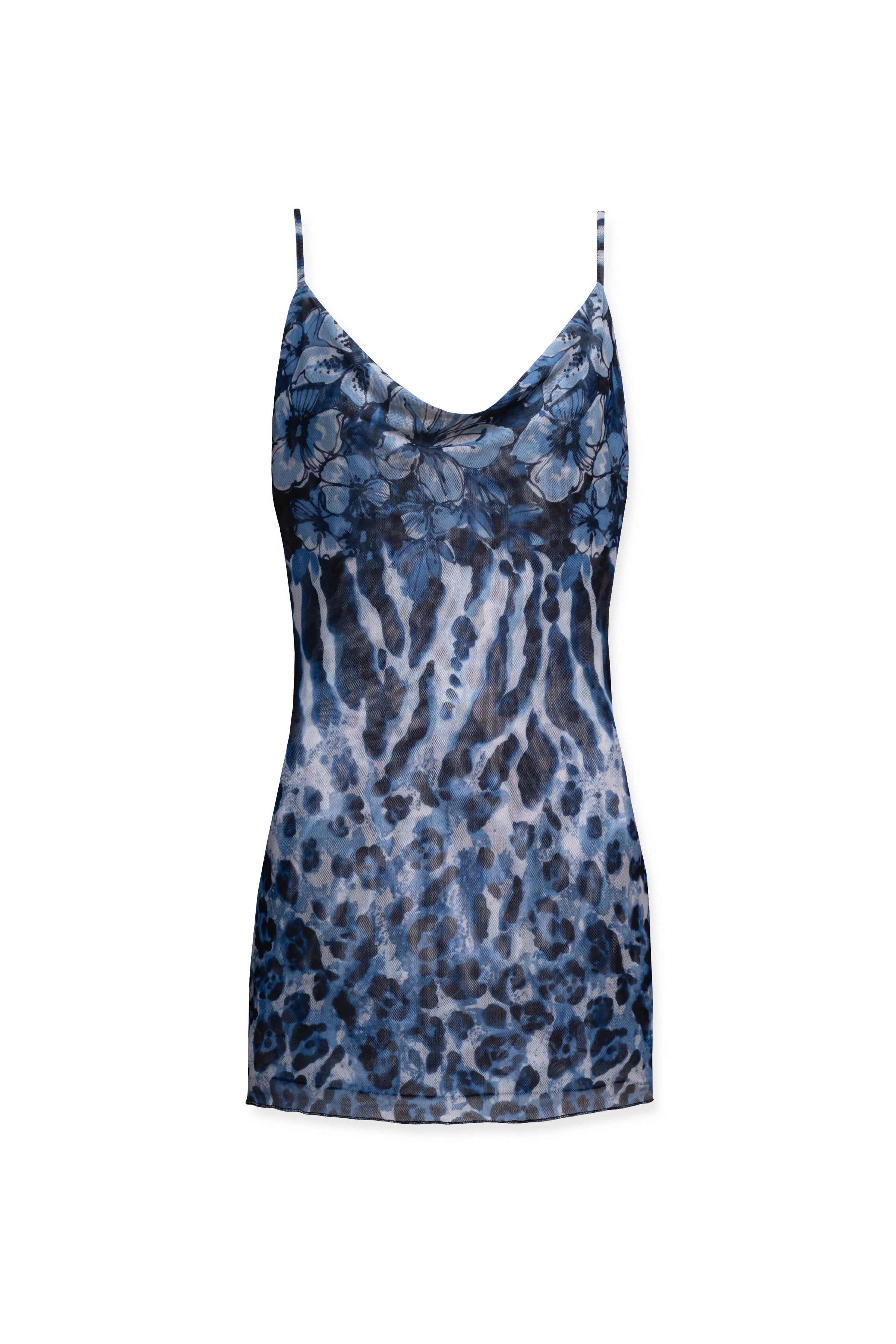 MESH MINI DRESS TROPIC