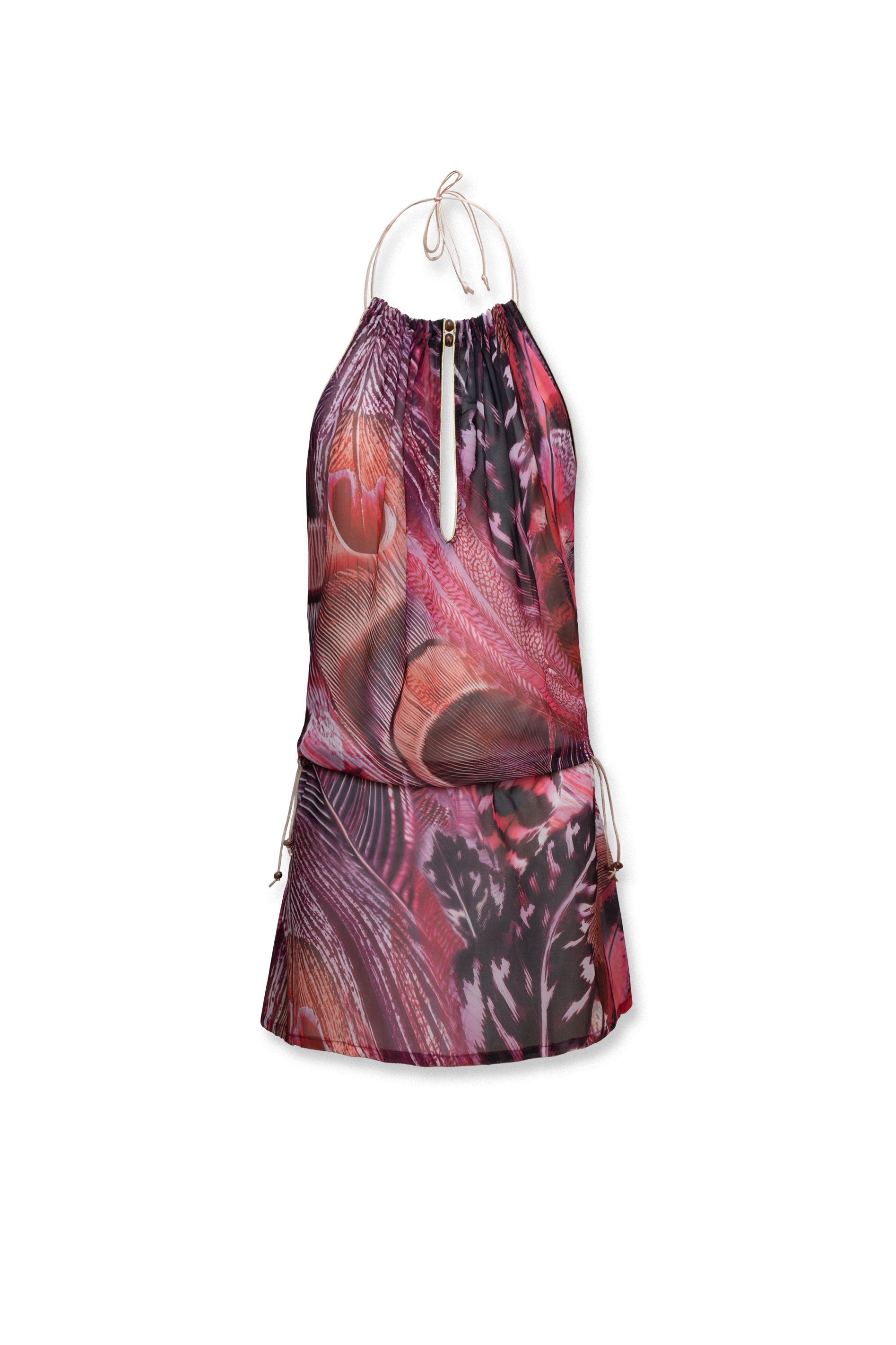 SOLE MINI DRESS BOLD PINK