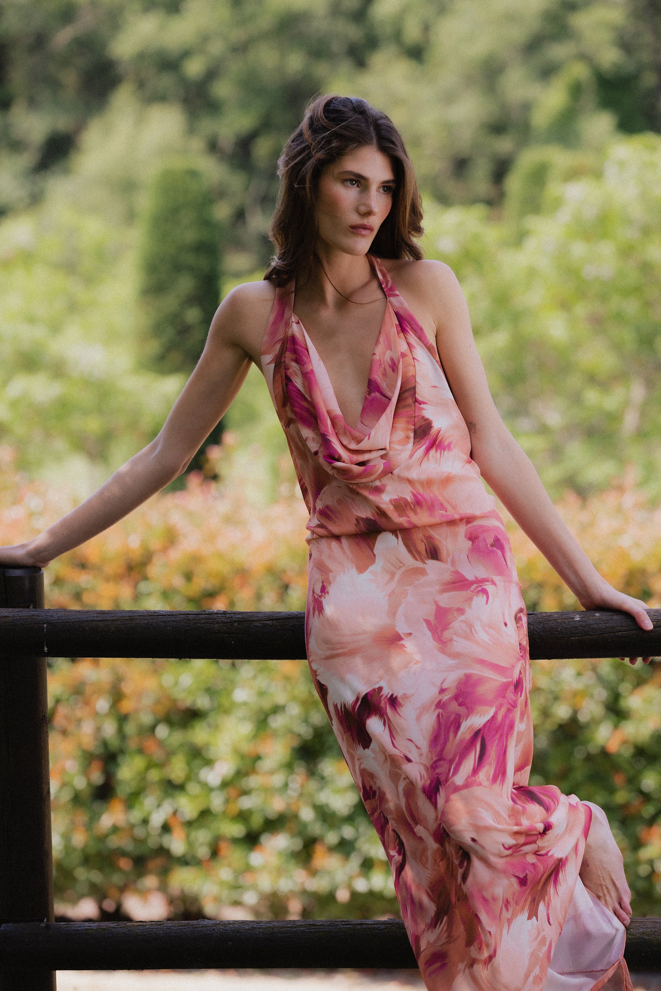 LILLY MAXI DRESS POWDER