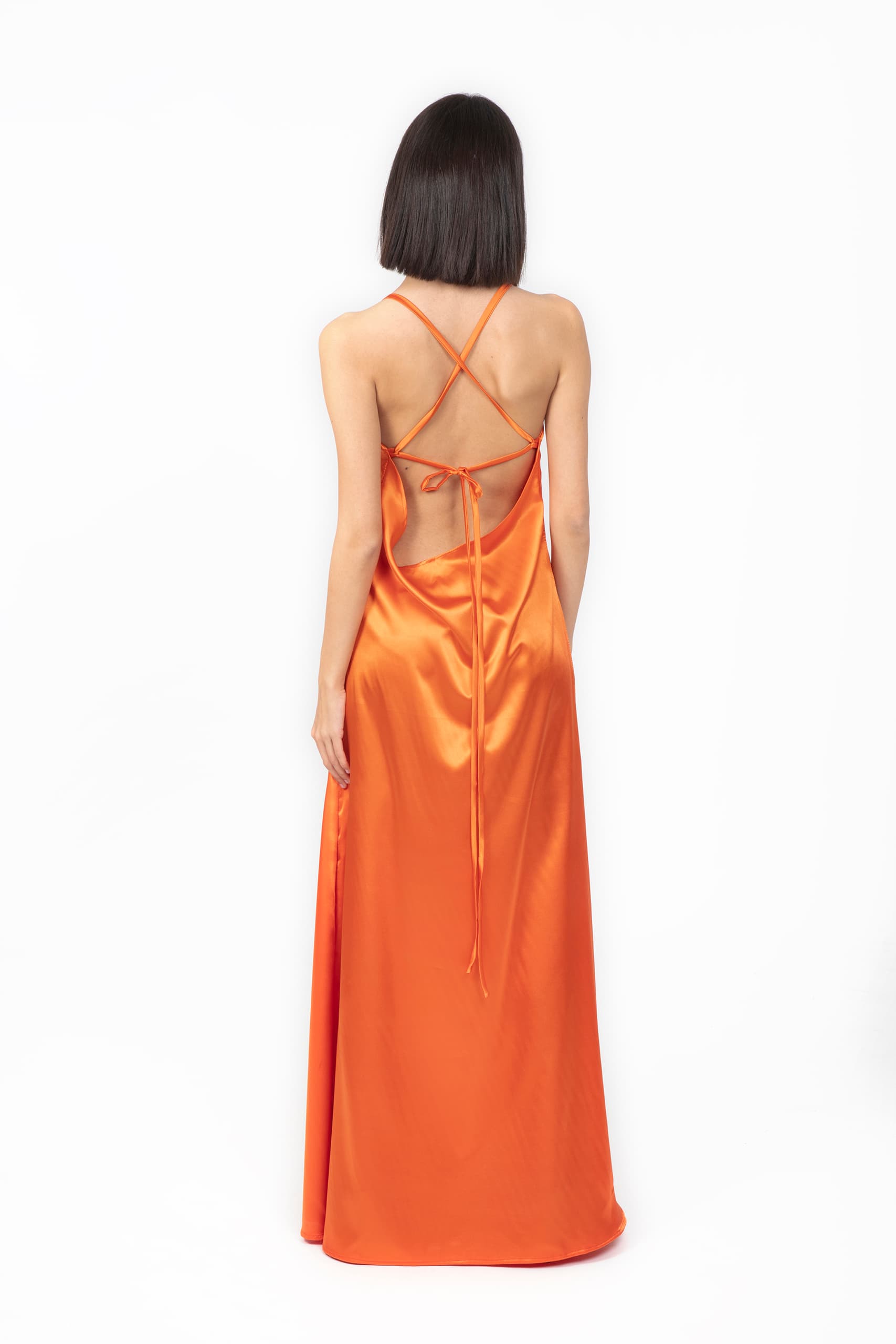 SUNSETTING DRESS ORANGE