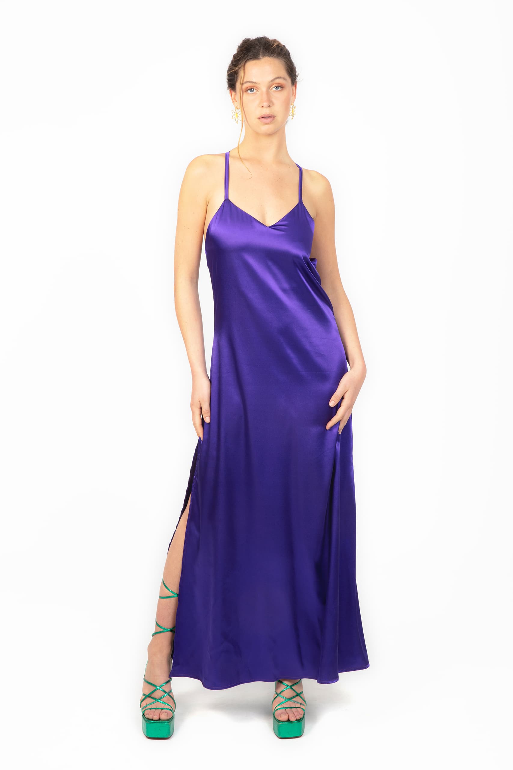 SUNSETTING DRESS PURPLE