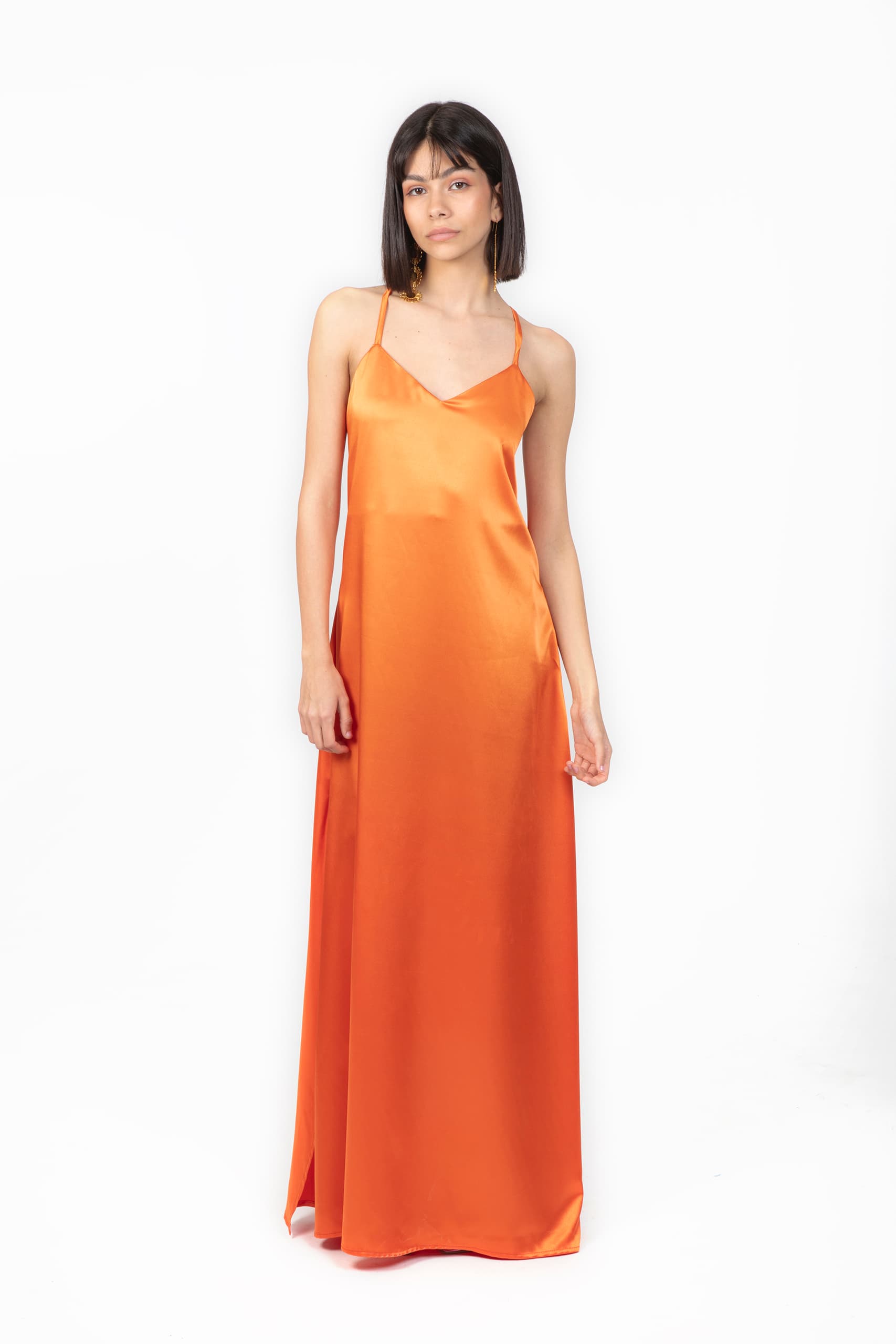 SUNSETTING DRESS ORANGE