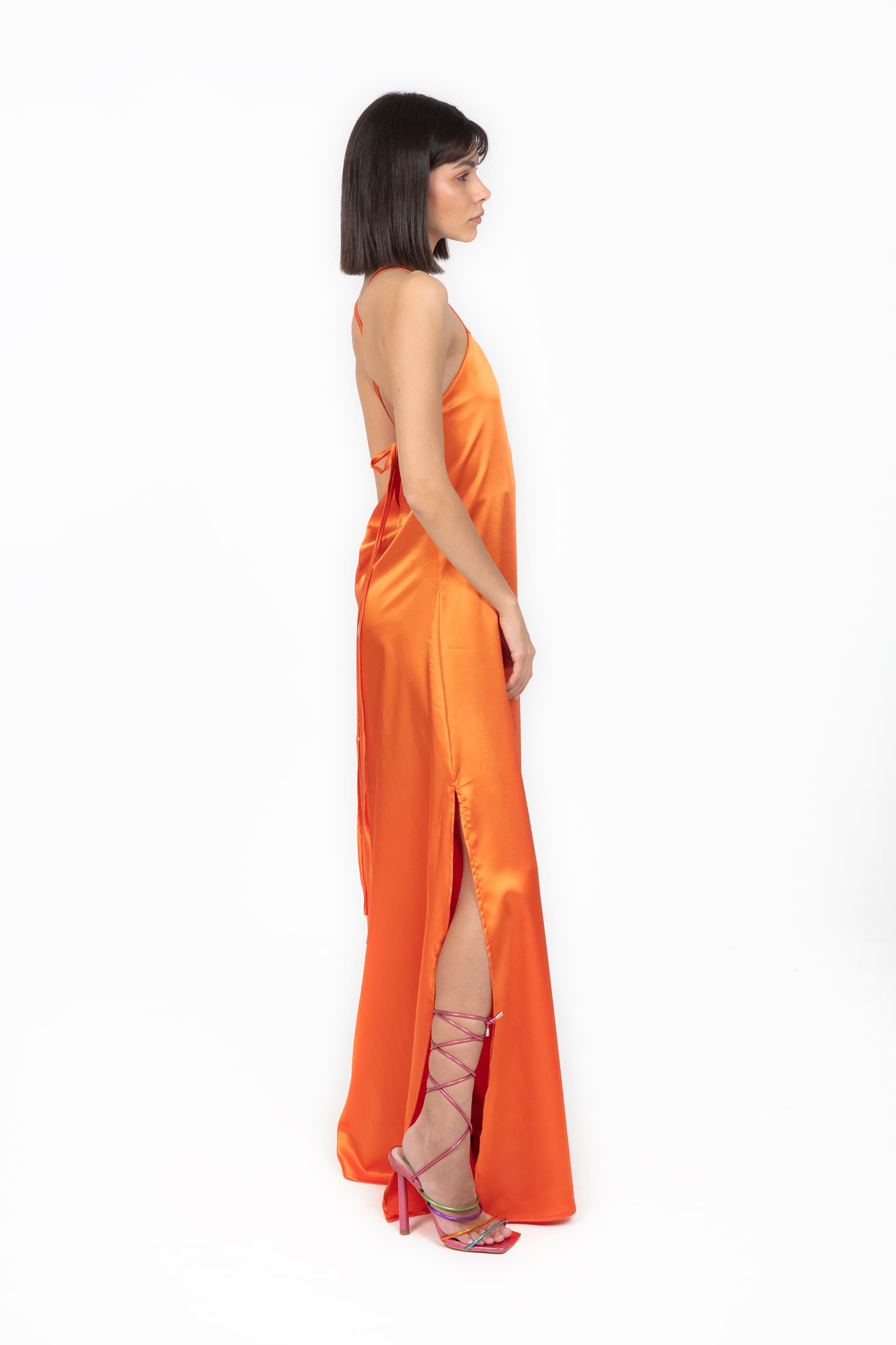 SUNSETTING DRESS ORANGE